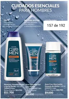 Vista previa Avon - Campaña 3/2026 válido desde el 01.03.2026 | Página: 150 | Productos: Ducha, Acondicionador, Gel de ducha, Loción