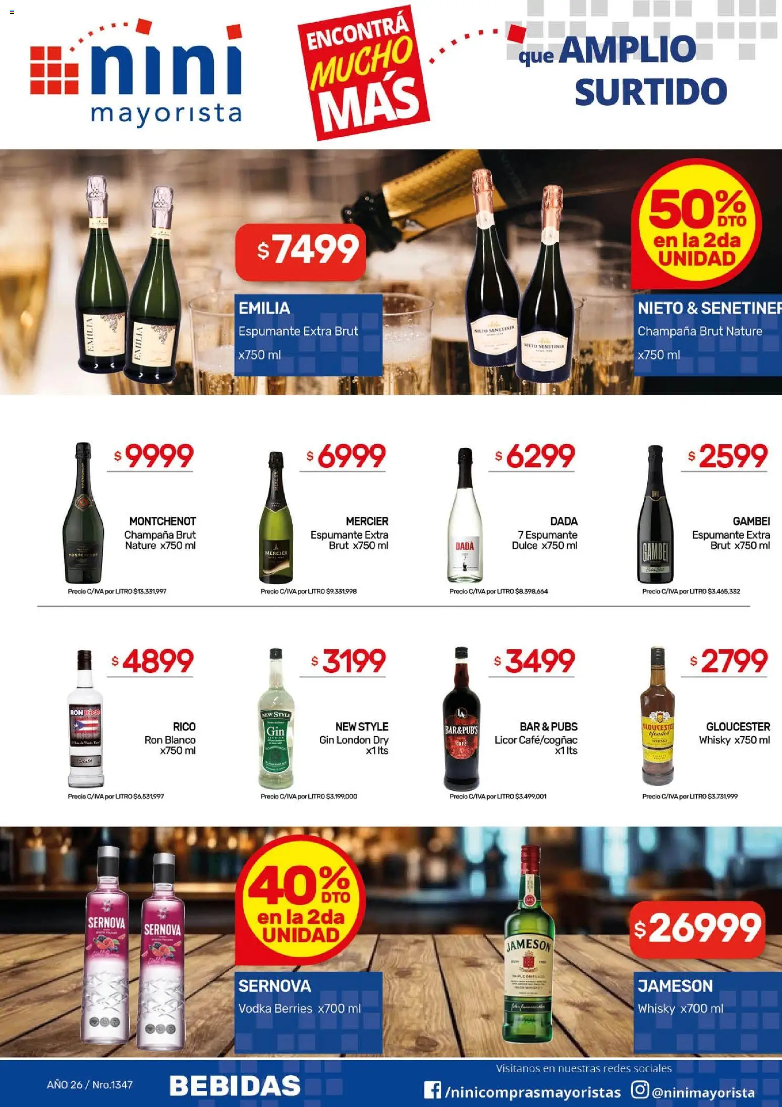 NINI Mayorista - Ofertas │ válido desde el 16.02.2026 | Página: 17 | Productos: Vodka, Whisky, Gin, Café