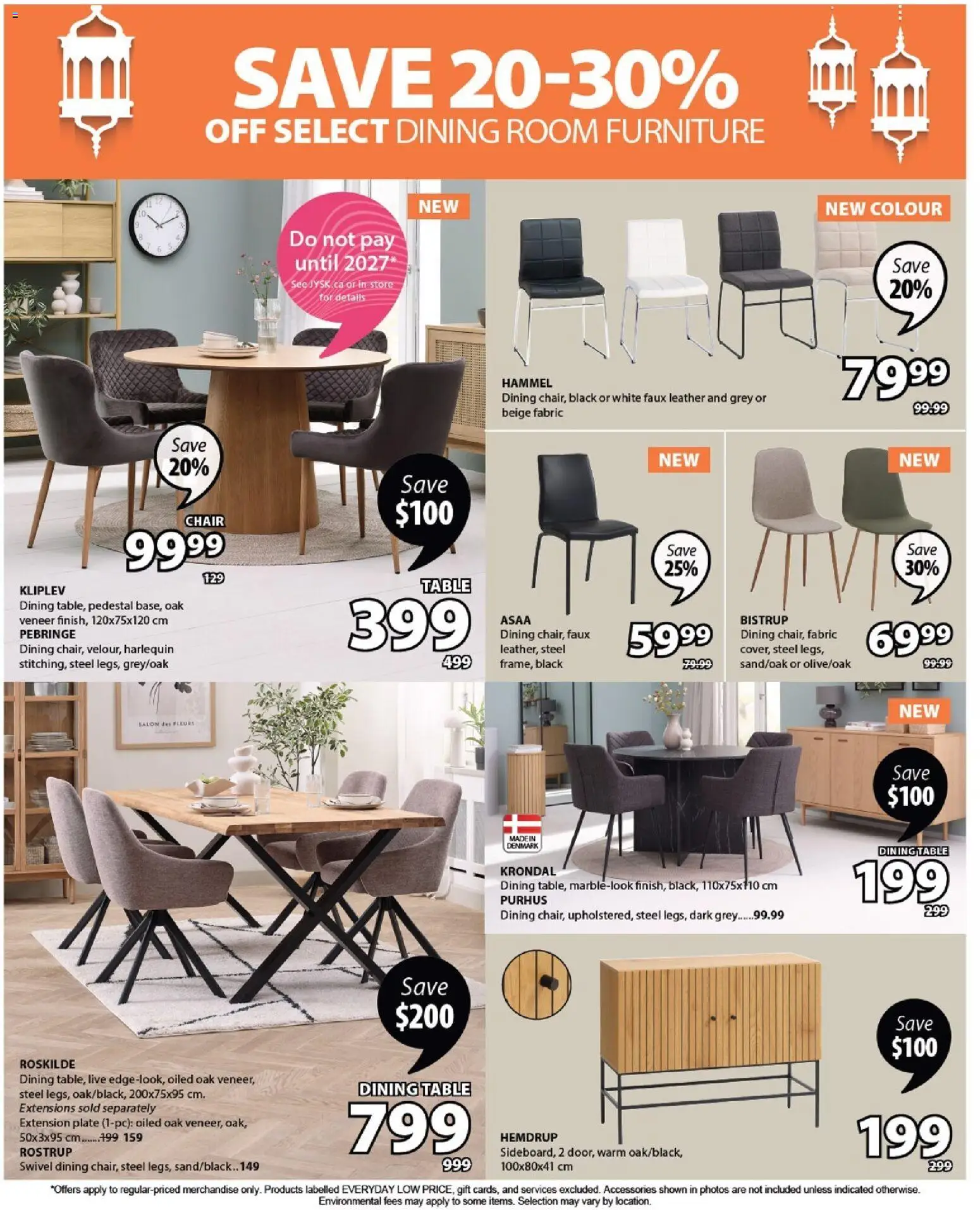 JYSK flyer valid from 23.10.2025 | Page: 7 | Products: Table, Chair