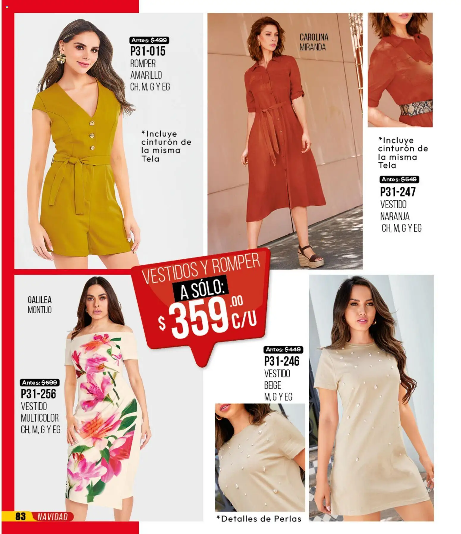 Nuevas ofertas de Cklass válidas en toda la República Mexicana desde el 30.11.2025. ¡Encuentra las mejores ofertas en Cklass catálogo Rebajas Navideñas Ropa! | Página: 84 | Productos: Cinturón, Vestido