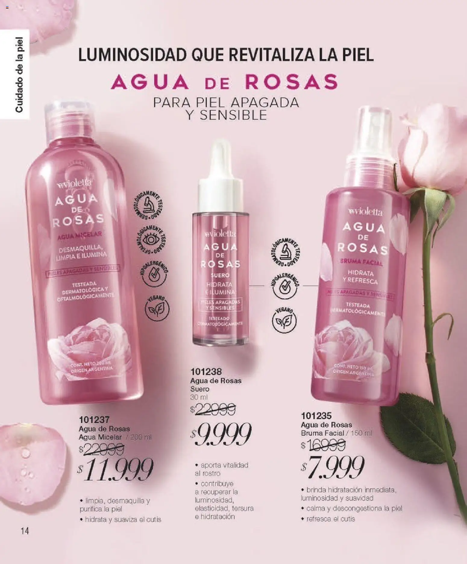 Violetta - Violetta Cosméticos │ válido desde el 18.03.2026 | Página: 14 | Productos: Bruma, Agua