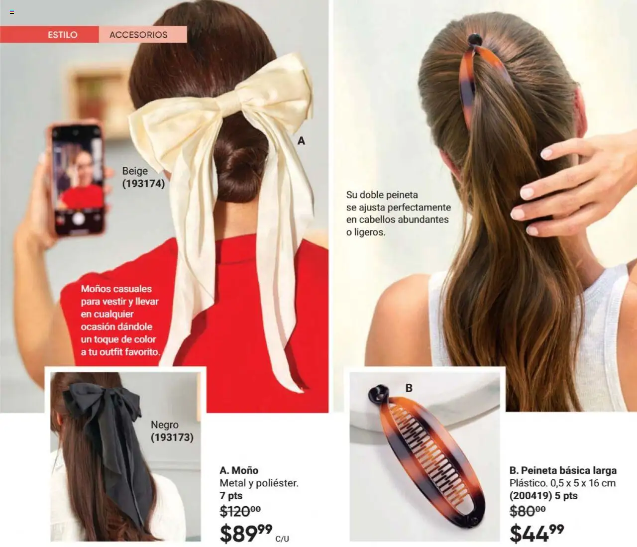 Nuevas ofertas de AVON válidas en toda la República Mexicana desde el 09.10.2025. ¡Encuentra las mejores ofertas en AVON - Casa & Estilo 16 2025! | Página: 146 | Productos: Moño