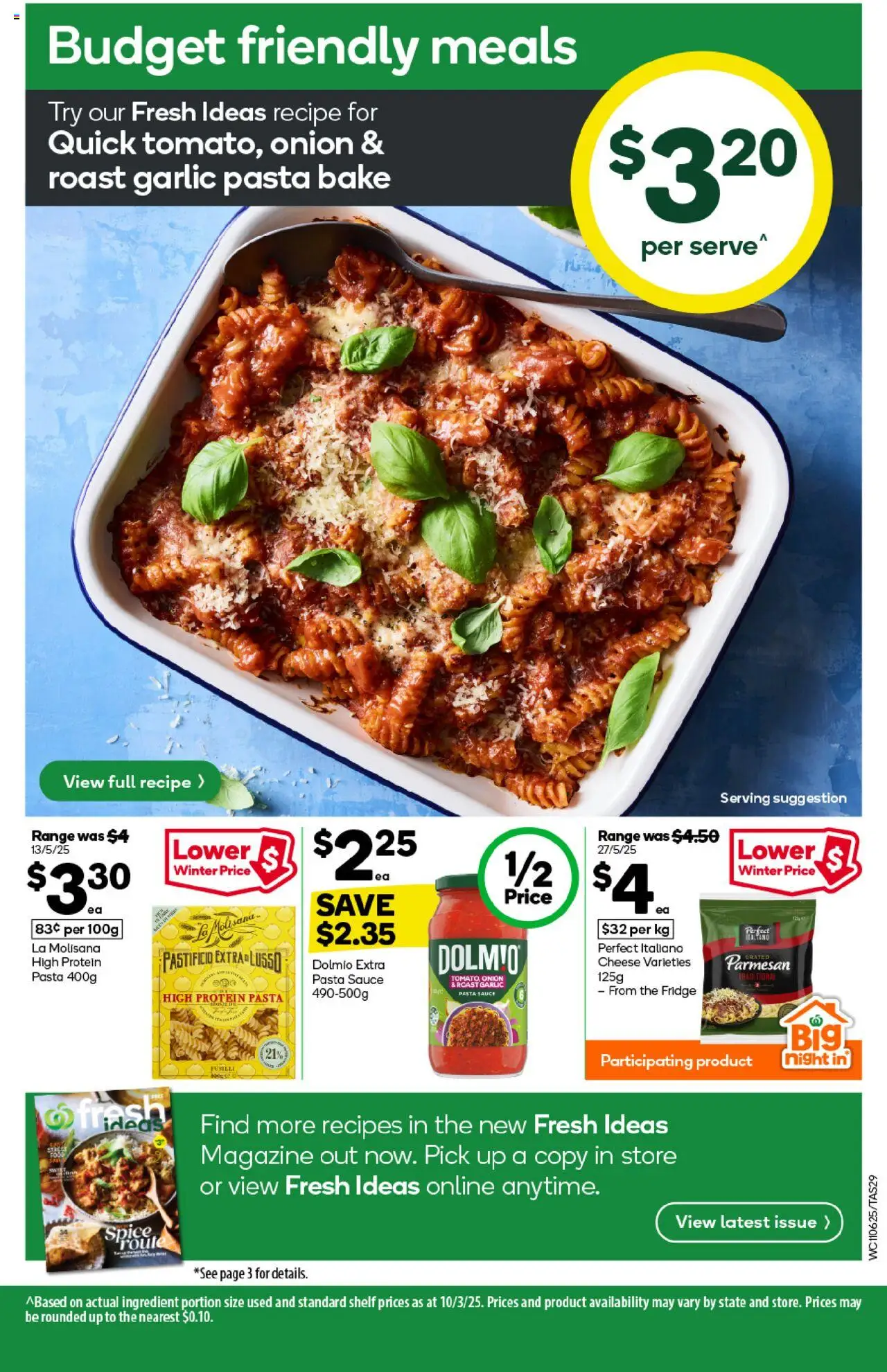 Woolworths catalogue - valid from 11.06.2025 | Page: 29 | Products: Shelf, Pasta, Garlic, Fridge