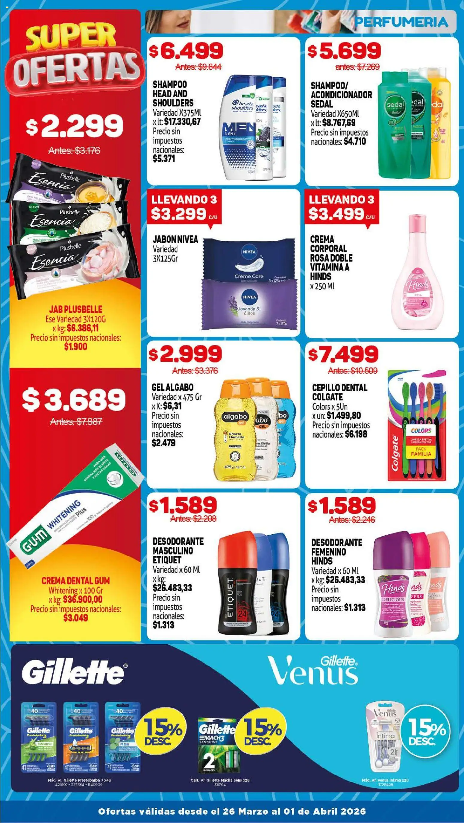 Makro ofertas │ válido desde el 19.03.2026 | Página: 11 | Productos: Cepillo, Shampoo, Acondicionador, Crema