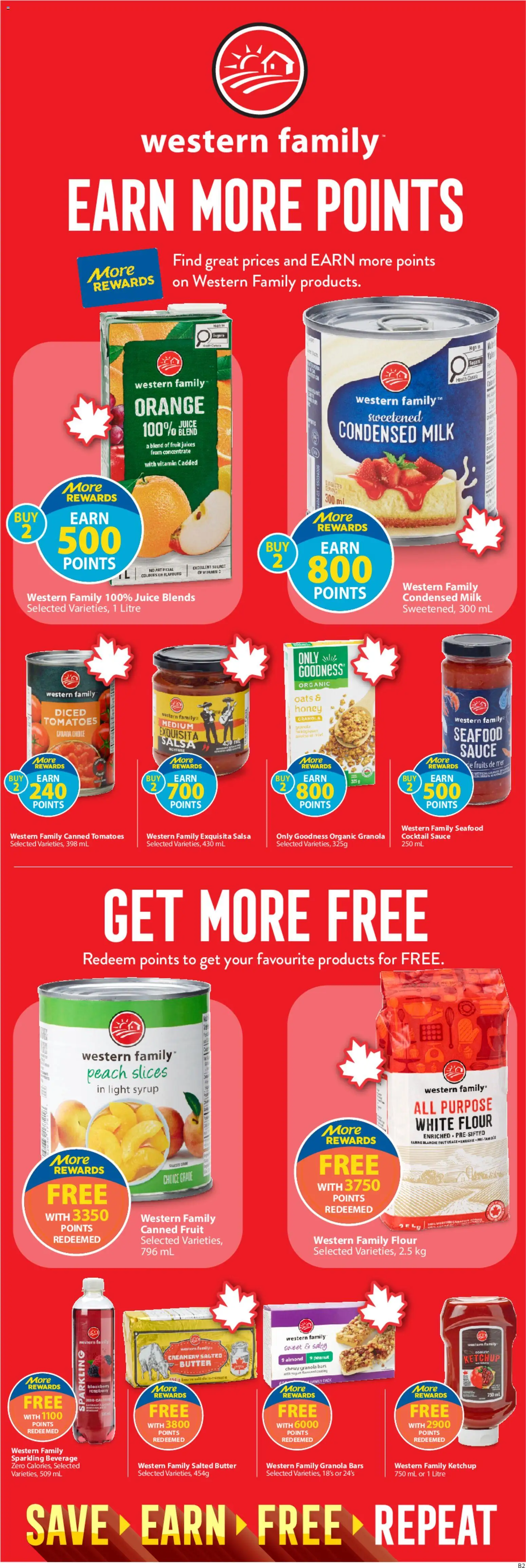 Save on foods flyer valid from 12.02.2026 | Page: 27 | Products: Milk, Butter, Juice, Tomatoes