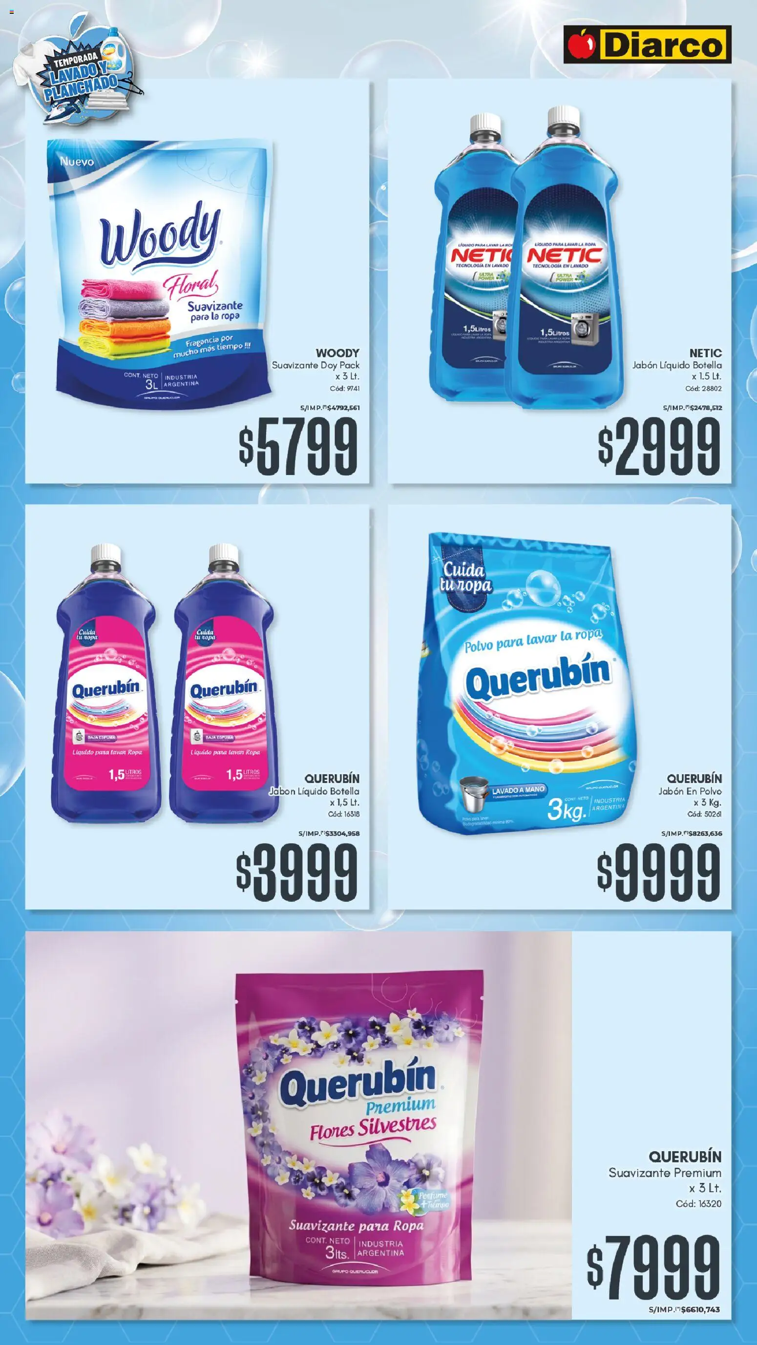 Diarco - Especial Lavado │ válido desde el 30.03.2026 | Página: 4 | Productos: Polvo, Jabón, Jabón en polvo, Suavizante