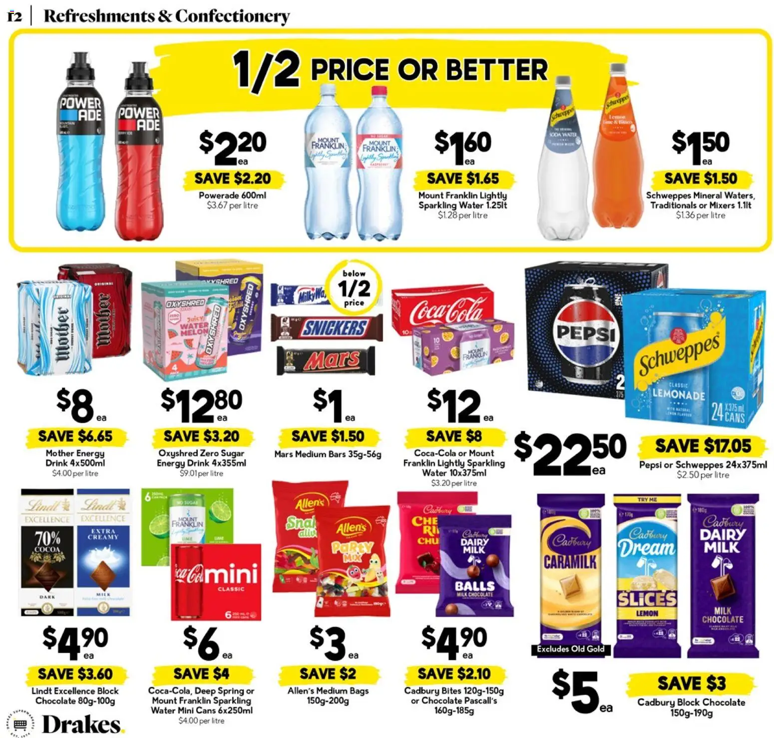 Drakes catalogue - valid from 19.11.2025 | Page: 12 | Products: Dairy, Coca Cola, Water, Sugar