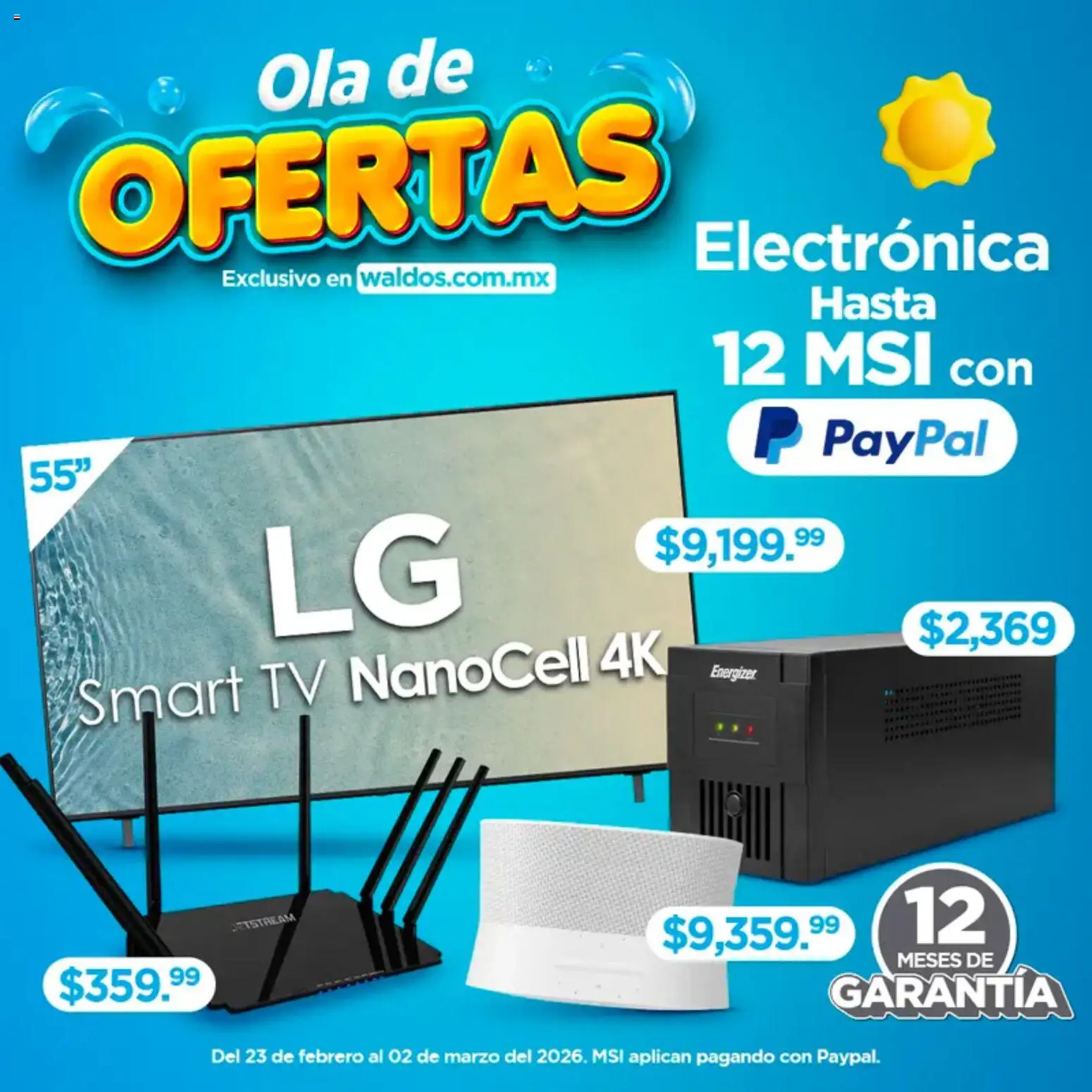 Nuevas ofertas de Waldo's válidas en toda la República Mexicana desde el 23.02.2026. ¡Encuentra las mejores ofertas en Waldo's catálogo! | Página: 5