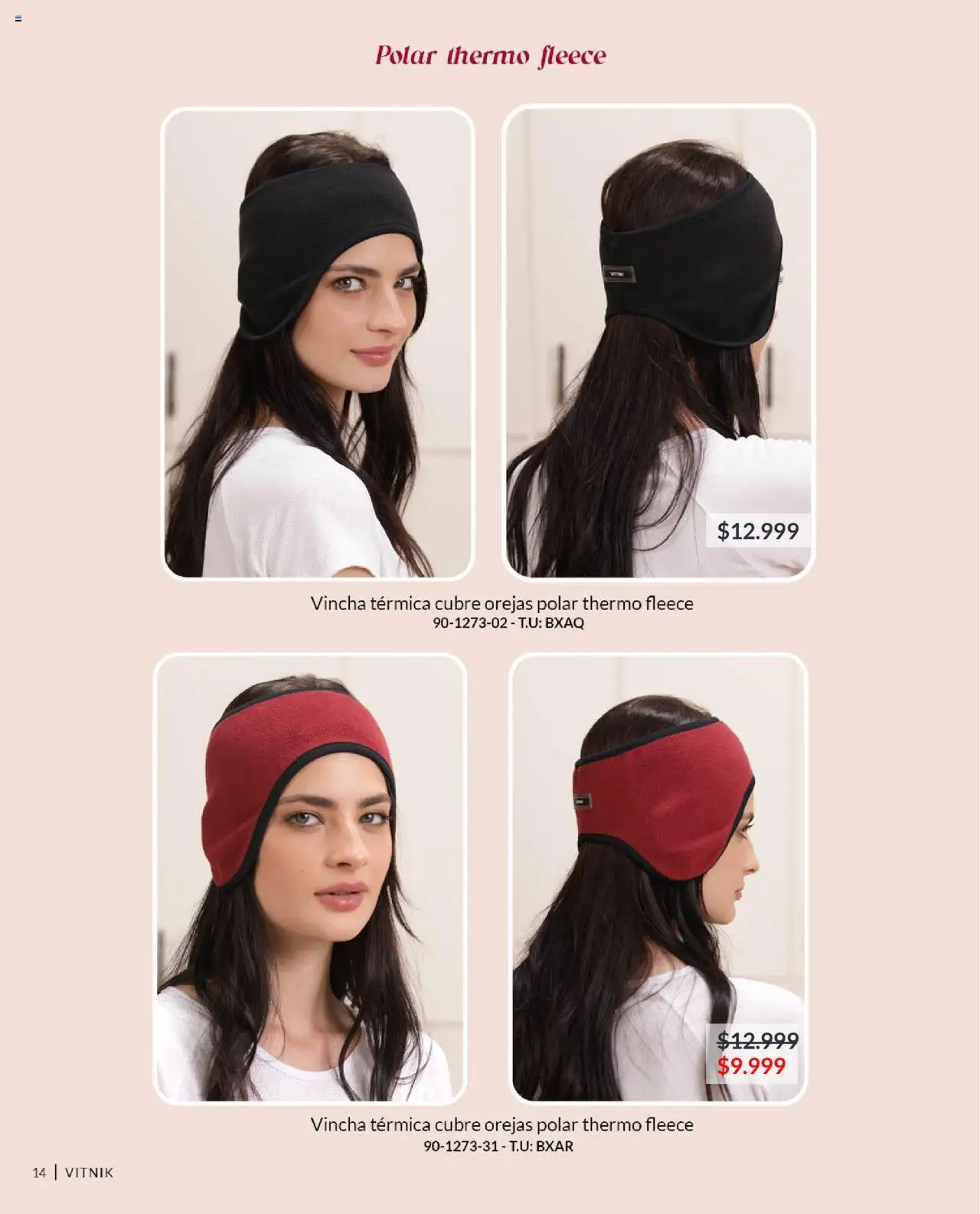 Vitnik catálogo Accesorios │ válido desde el 08.08.2025 | Página: 14 | Productos: Vincha, Térmica