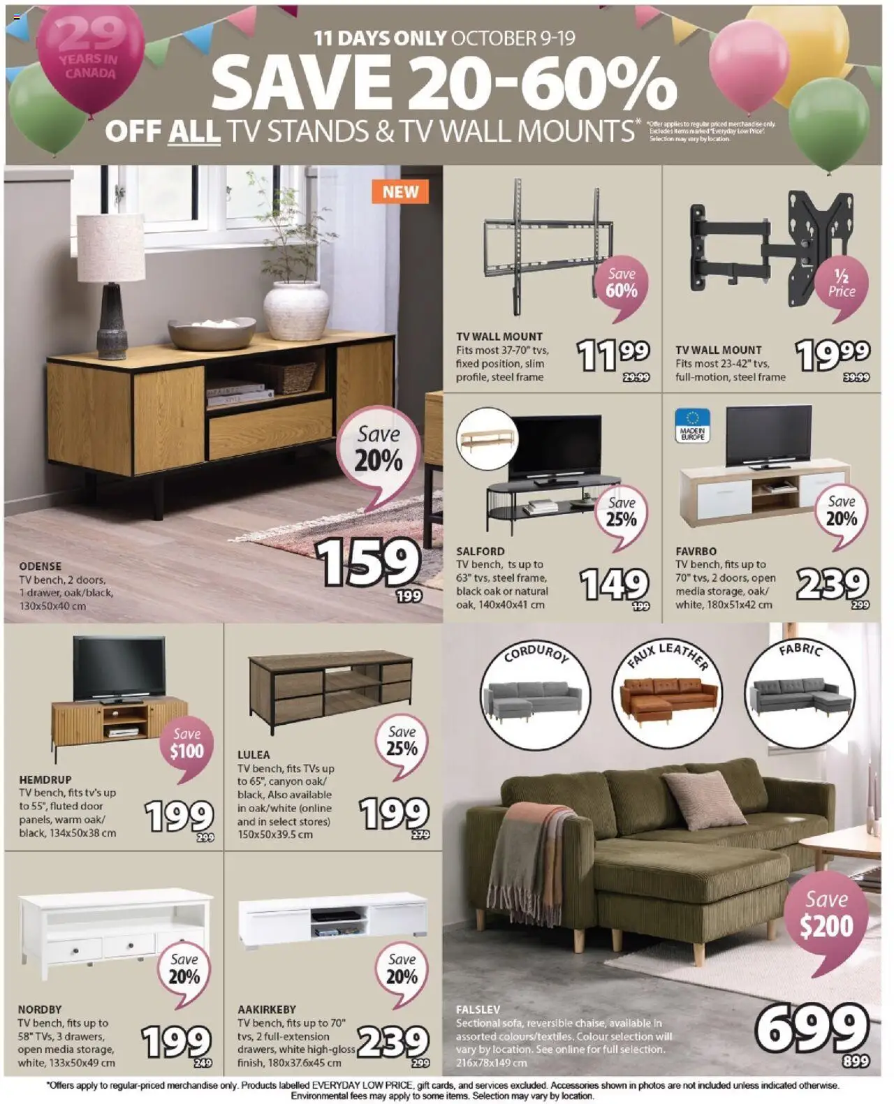 JYSK flyer valid from 09.10.2025 | Page: 4 | Products: Tv
