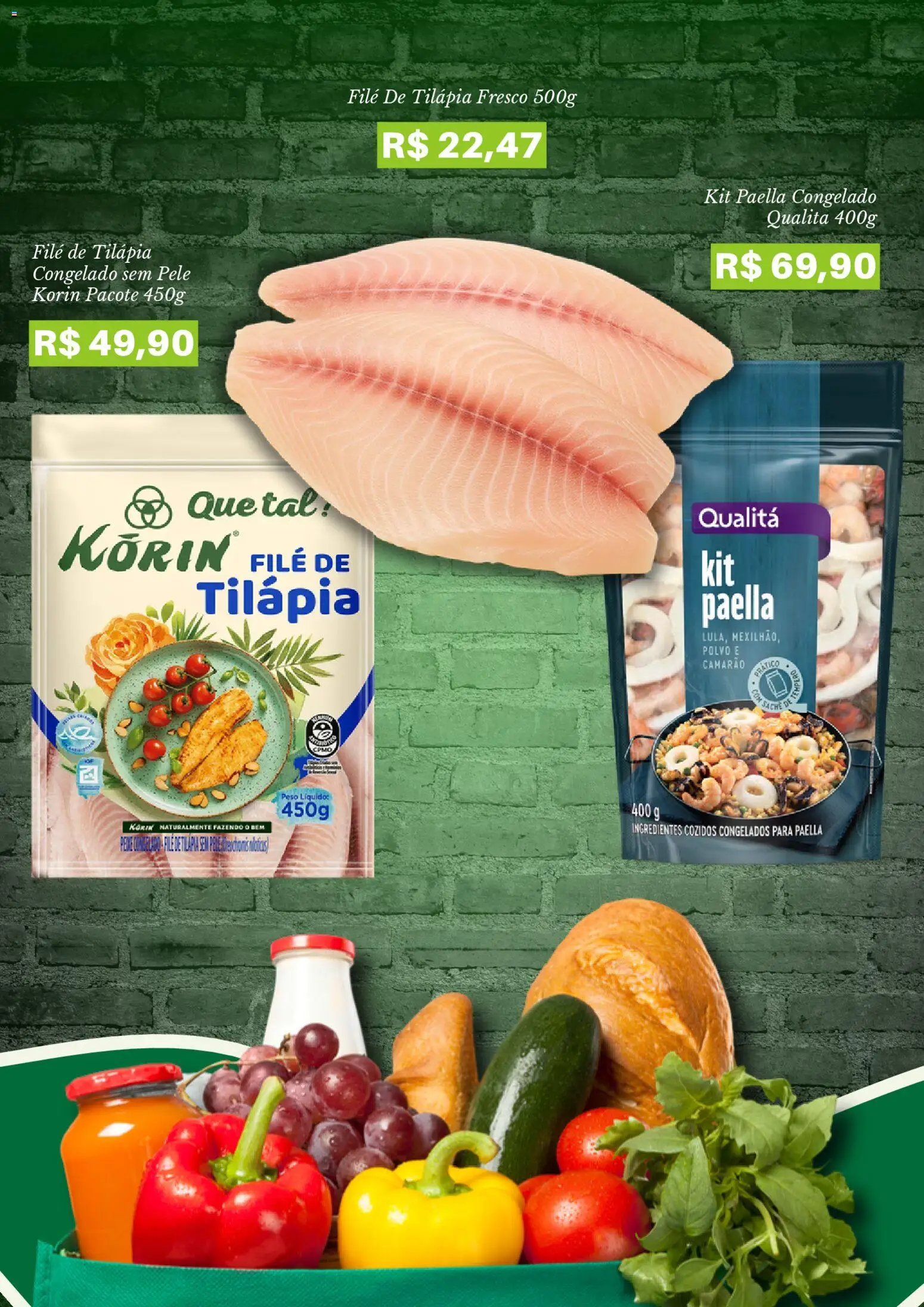 Pão de Açúcar Folheto - válido de 16.03.2026 | Página: 3 | Produtos: Polvo, Tilápia, Filé de tilápia