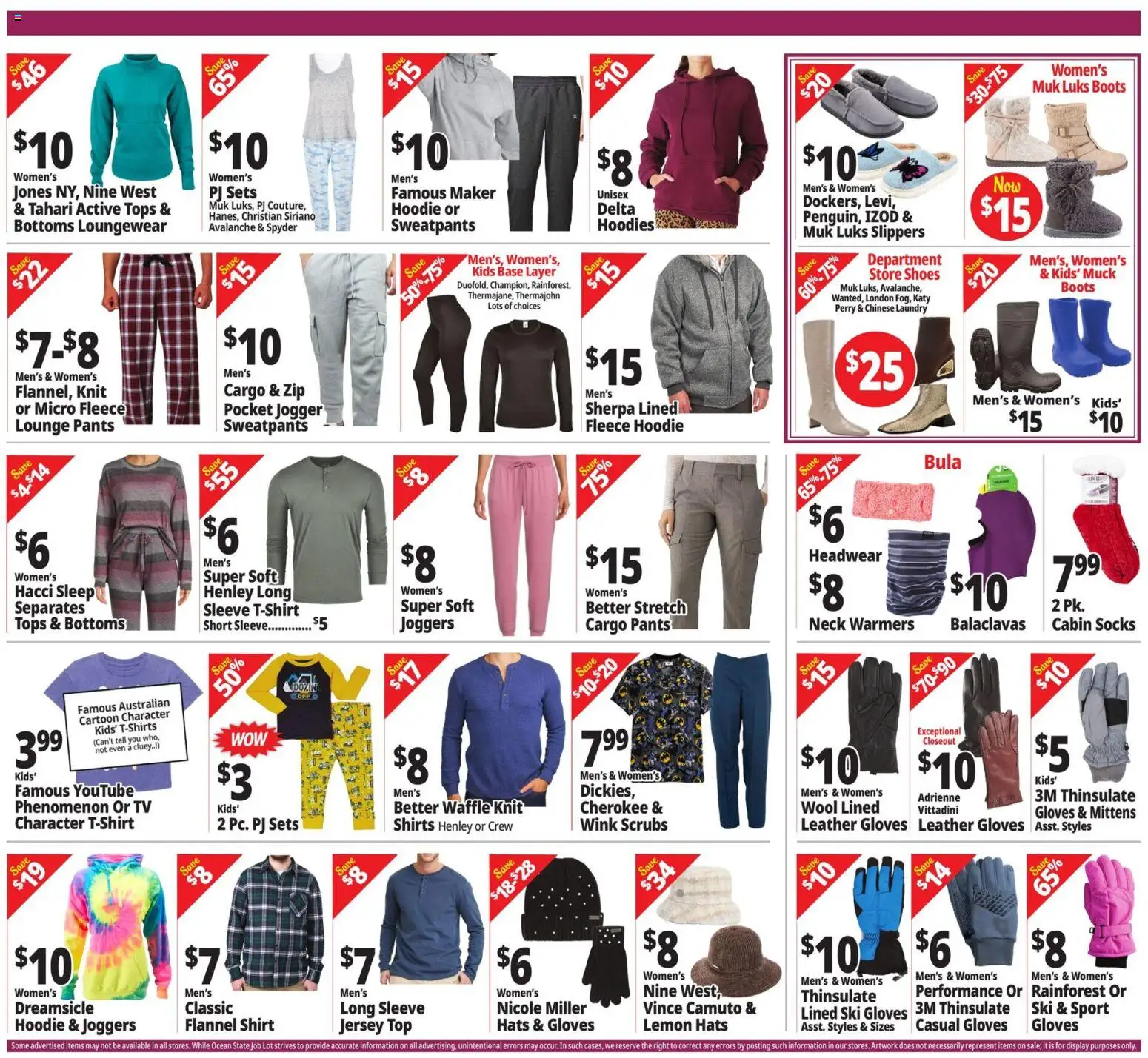 Ocean State Job Lot Weekly Ad - valid from 29.01.2026 | Page: 5 | Products: Hoodie, Socks, Gloves, Tv