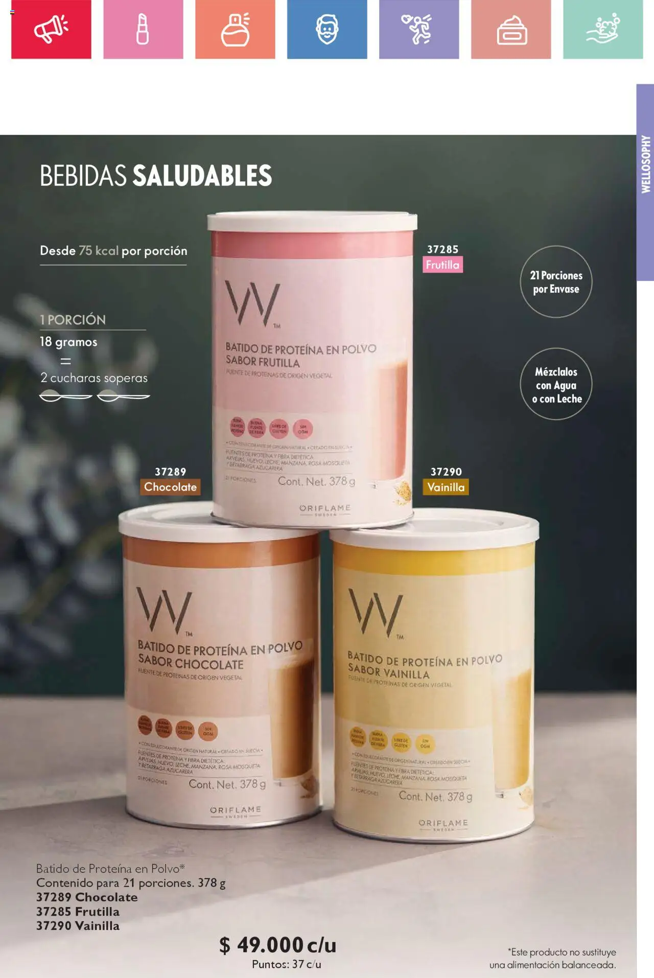 Oriflame catálogo │ válido desde el 21.06.2025 | Página: 99 | Productos: Agua, Leche, Chocolate, Frutilla