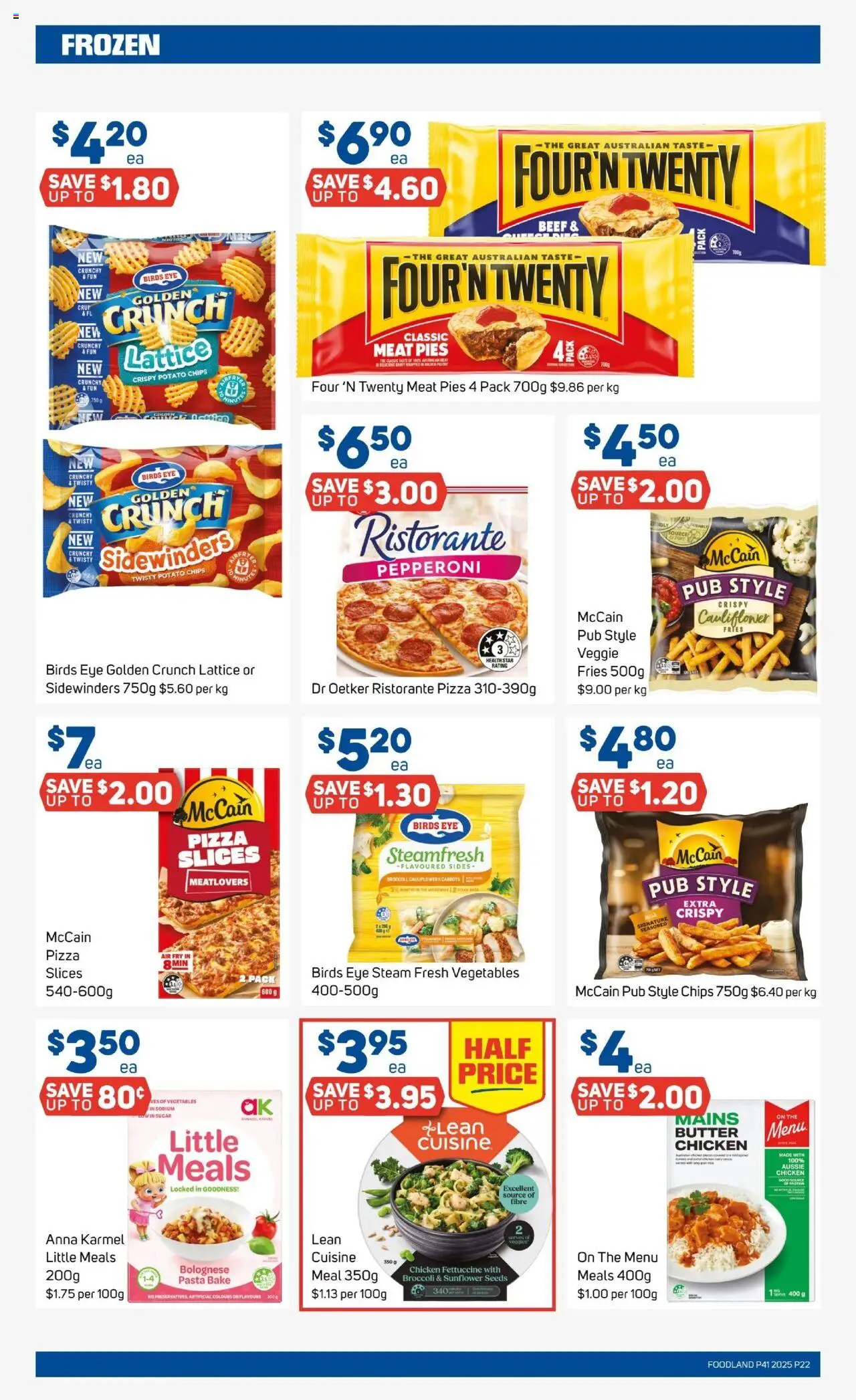 Foodland catalogue - valid from 08.10.2025 | Page: 20 | Products: Chicken, Beef, Pasta, Carrots