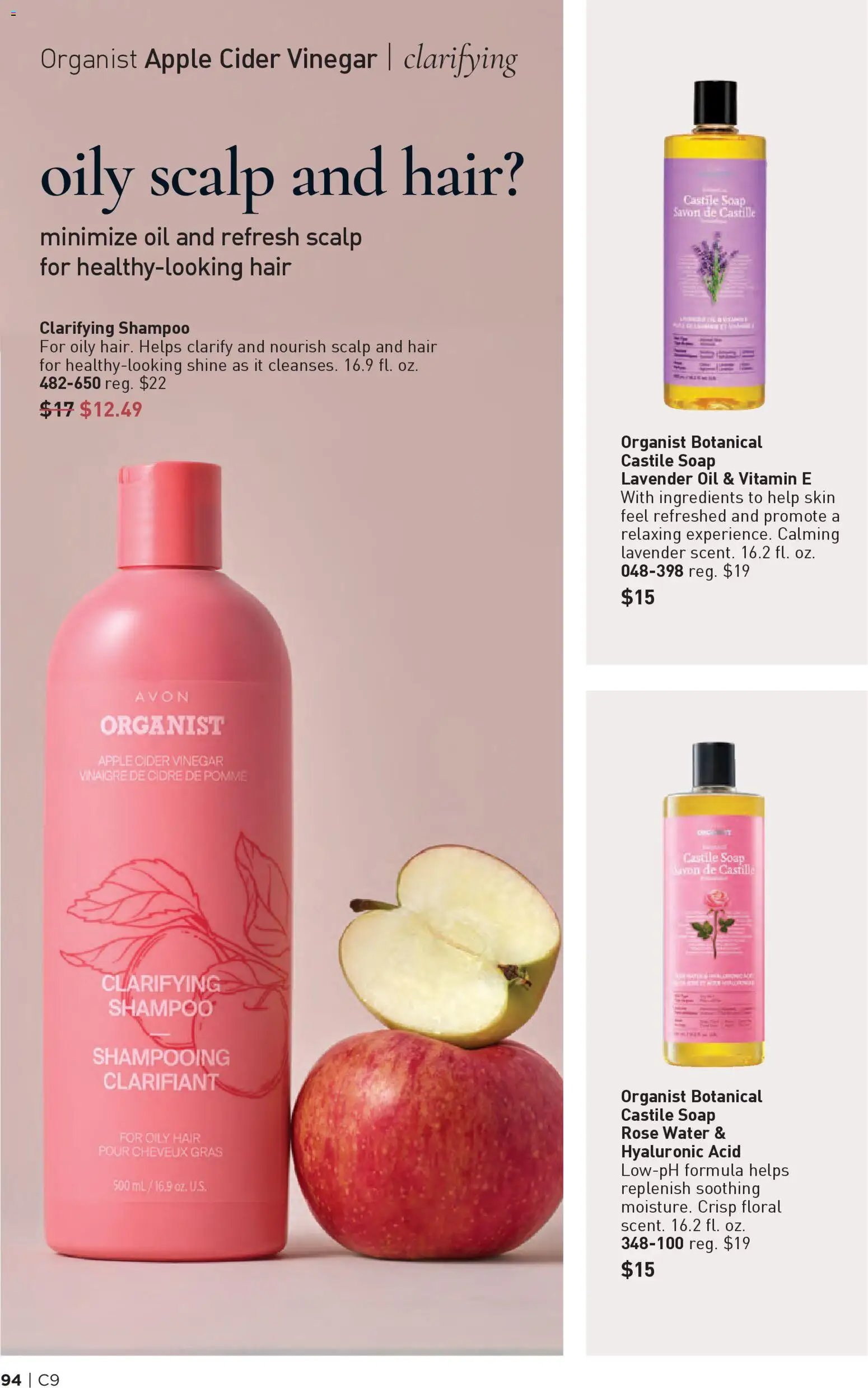 Avon Brochure - valid from 22.04.2026 | Page: 94 | Products: Vitamin, Apple Cider Vinegar, Shampoo, Soap