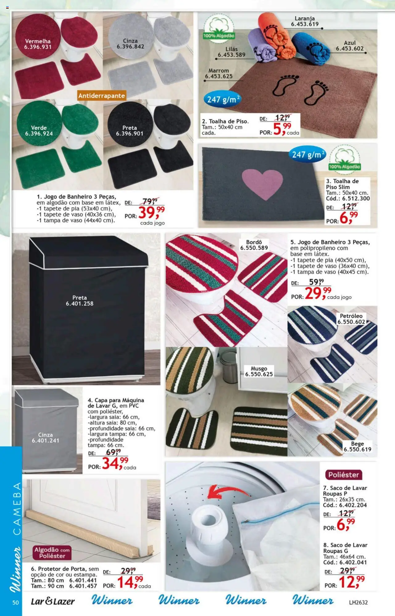 Quatro Estações Folheto - válido de 01.04.2025 | Página: 51 | Produtos: Máquina de lavar, Base, Roupas, Algodão