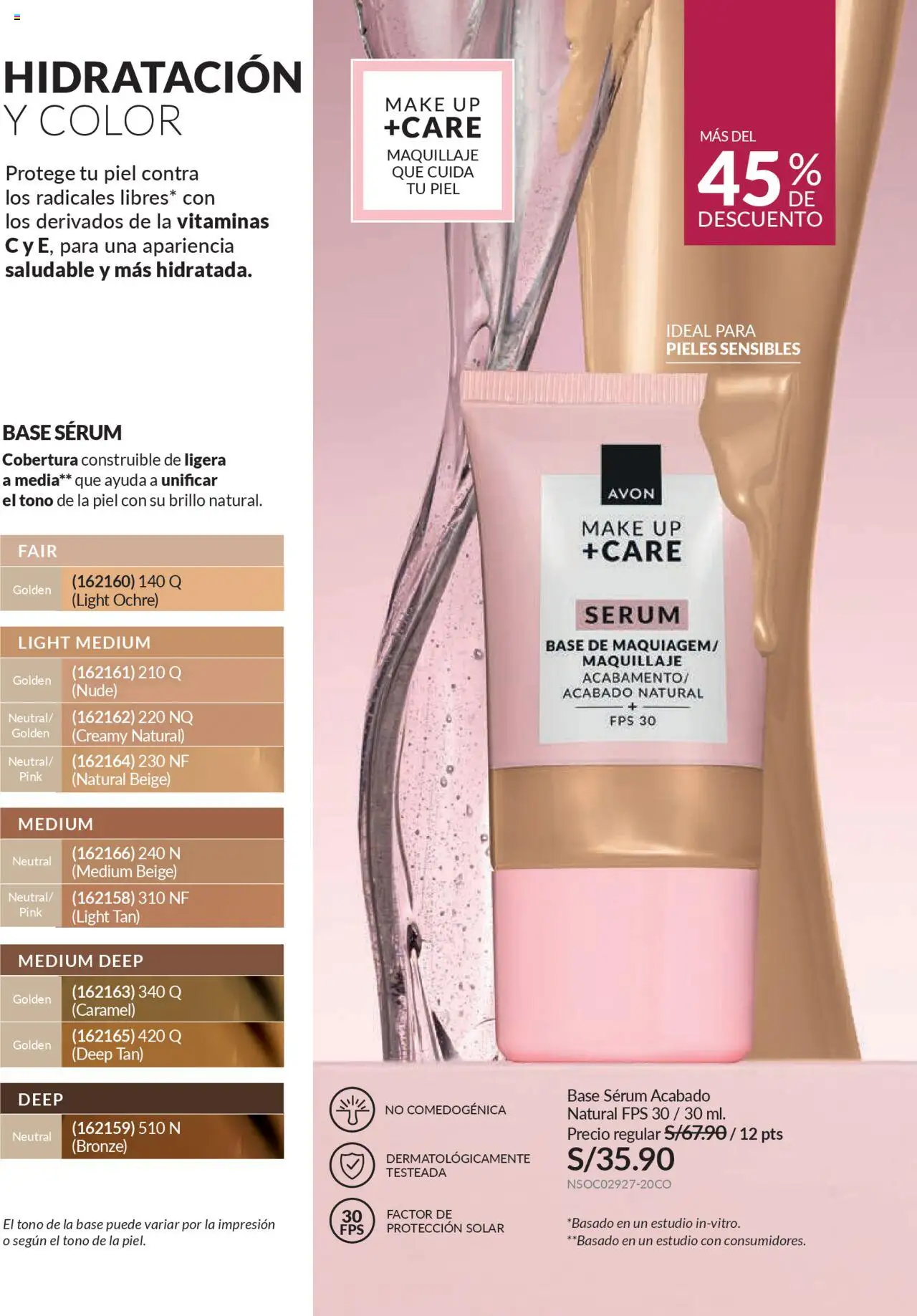 Catálogo Avon válido desde 11.08.2025 | Página: 42 | Productos: Maquillaje
