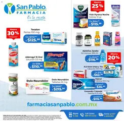 Vista previa de Farmacia San Pablo catálogo Ofertas, nuevo folleto de la tienda, válido en México a partir del 02.11.2025