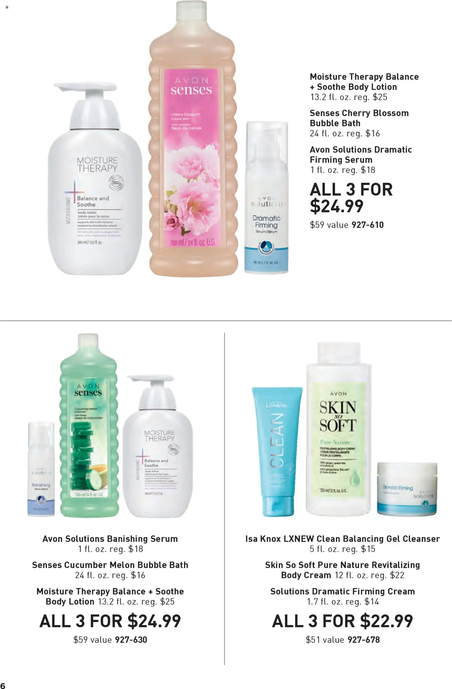 Avon Good Buys Flyer - valid from 22.10.2025 | Page: 6 | Products: Bath, Body cream, Cream, Melon
