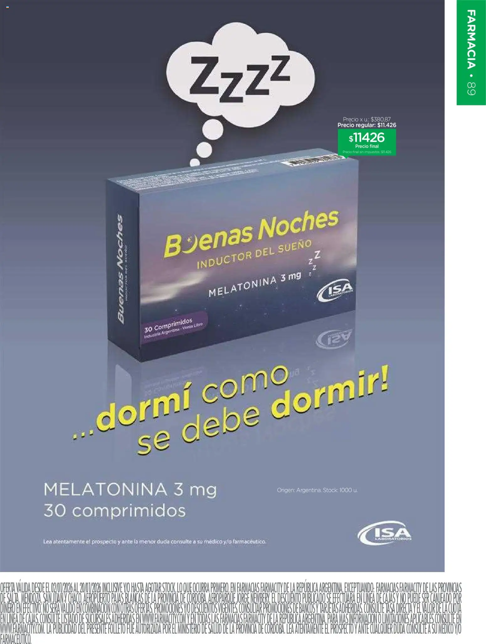 Farmacity catálogo │ válido desde el 02.01.2026 | Página: 89