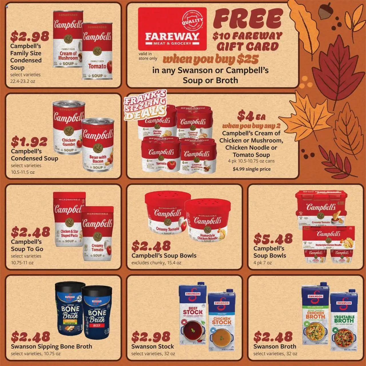 Fareway Weekly Ad - valid from 29.09.2025 | Page: 13 | Products: Beef, Pasta, Cream