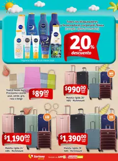 Vista previa de Soriana - Ahorros para disfrutar las vacaciones Mercado Nacional, nuevo folleto de la tienda, válido en México a partir del 26.02.2026 | Página: 2 | Productos: Toalla, Té, Baño, Protector solar