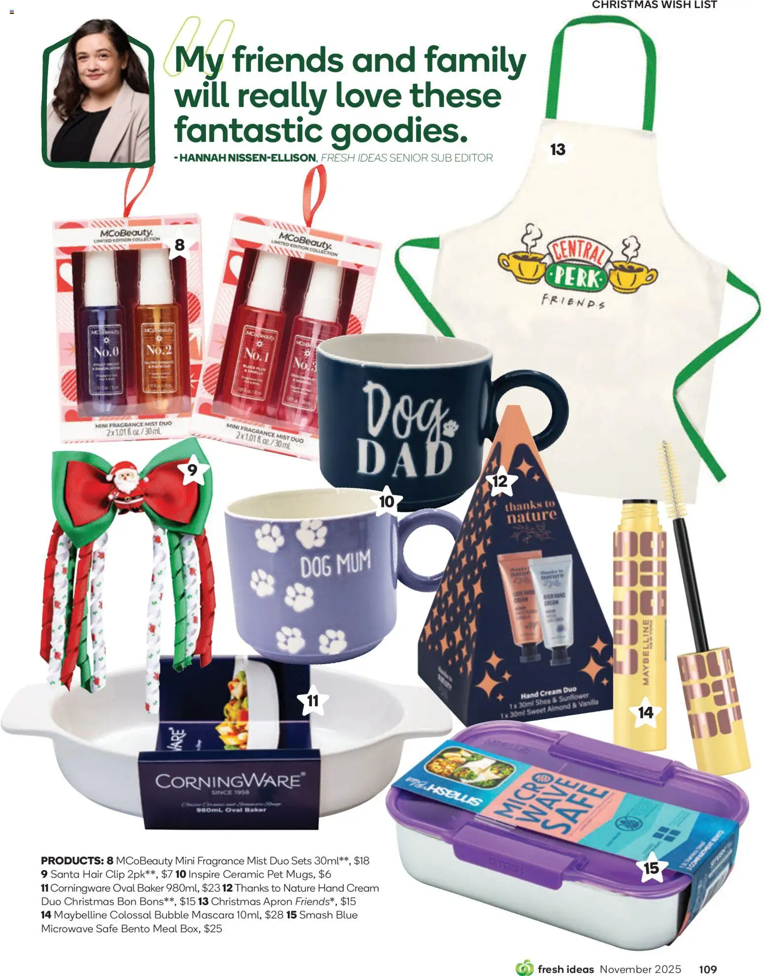 Woolworths catalogue - valid from 01.11.2025 | Page: 109 | Products: Cream, Clip, Hand cream, Microwave