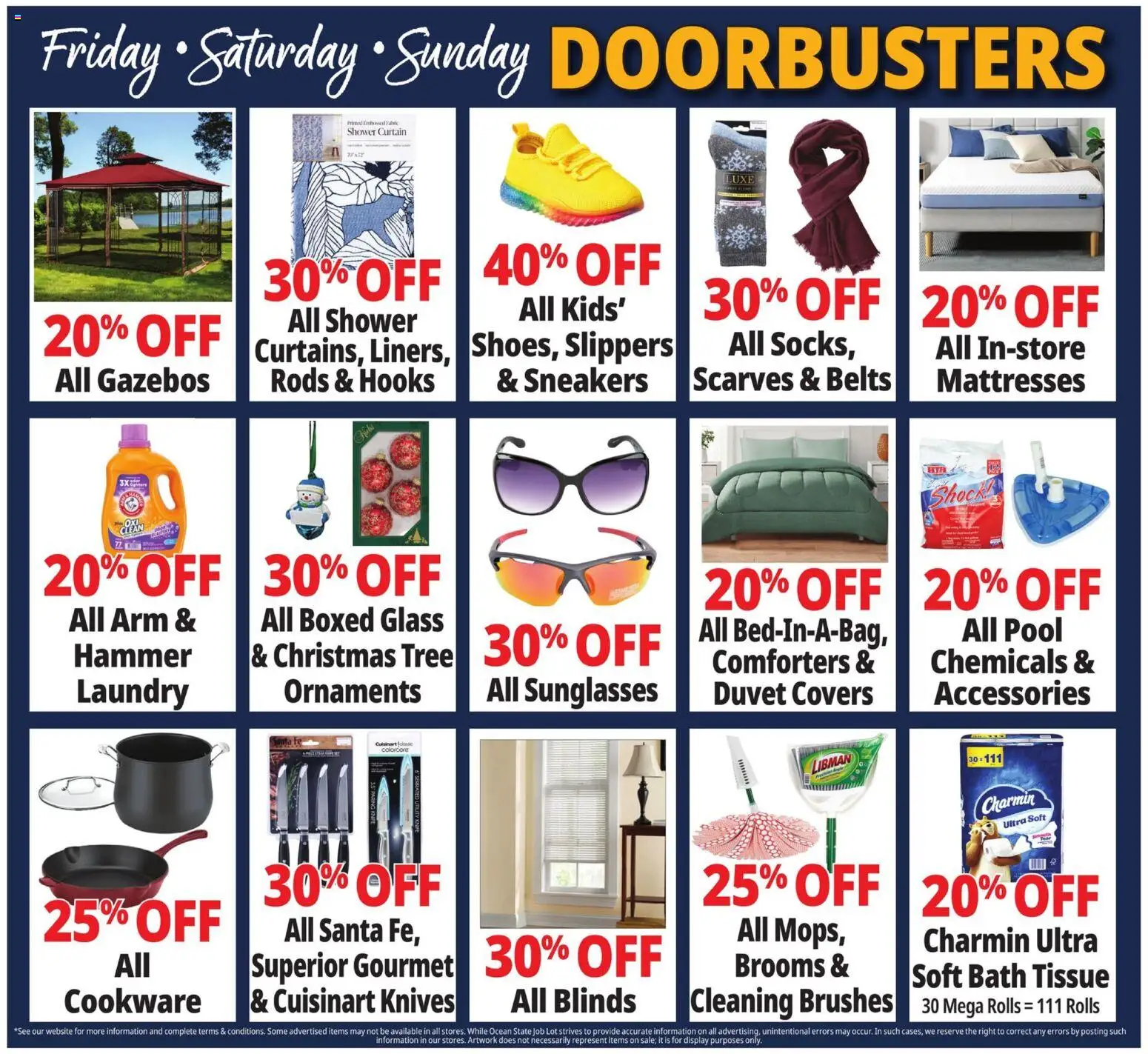 Ocean State Job Lot Weekly Ad - MA - valid from 27.11.2025 | Page: 3 | Products: Bath, Shower, Hammer, Sneakers