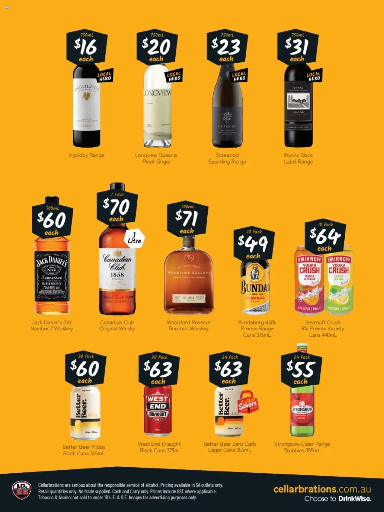Cellarbrations catalogue - valid from 20.10.2025 | Page: 3 | Products: Bourbon, Whiskey, Lemon, Peach