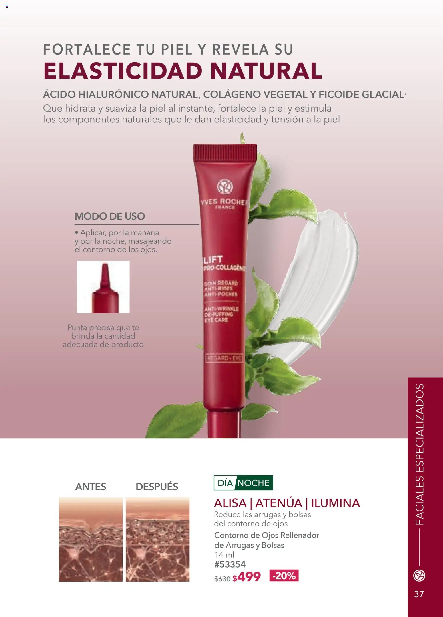Nuevas ofertas de Yves Rocher válidas en toda la República Mexicana desde el 03.03.2026. ¡Encuentra las mejores ofertas en Yves Rocher campaña 4 2026! | Página: 37 | Productos: Contorno de ojos, Contorno, Té