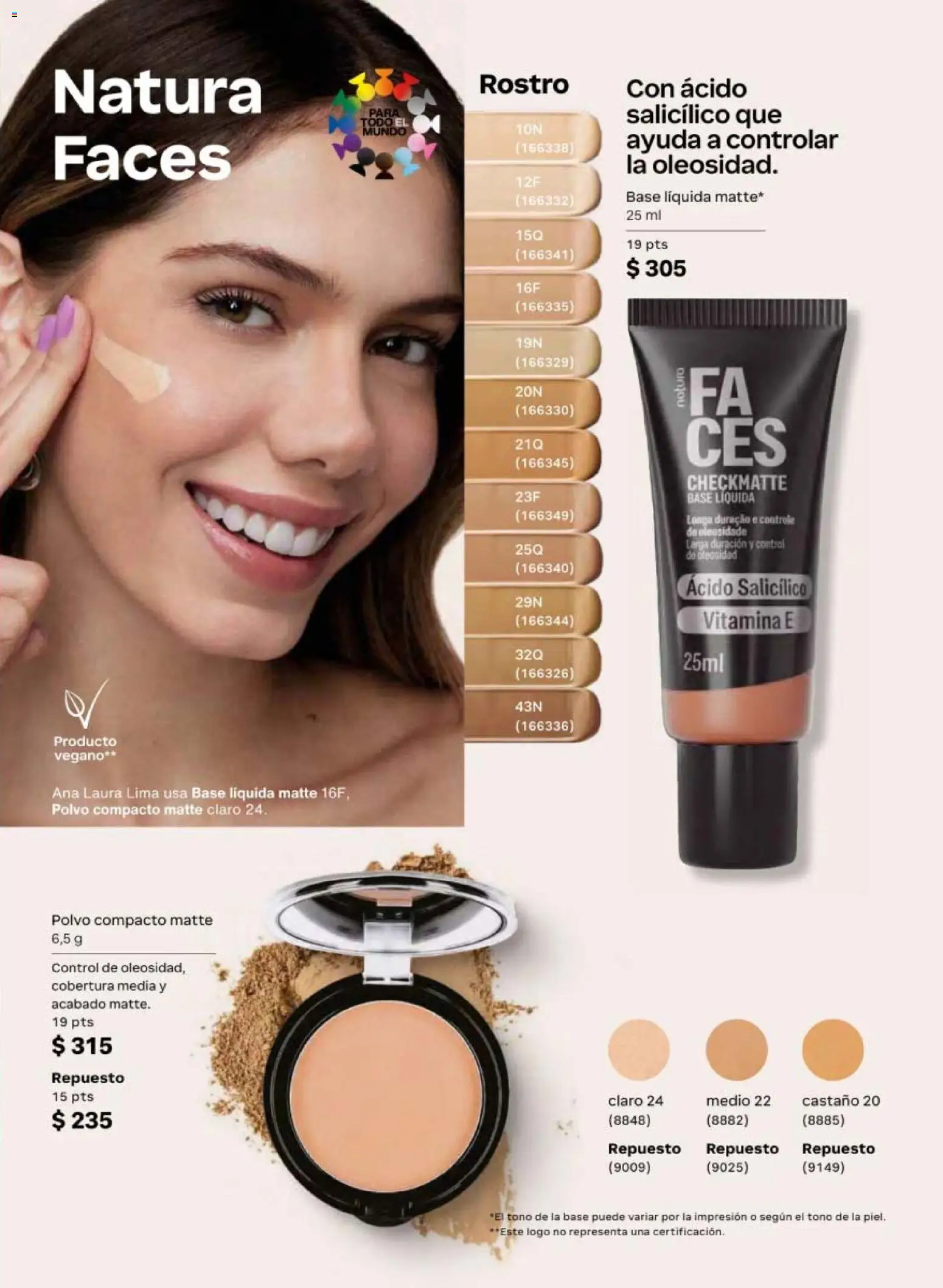 Nuevas ofertas de Natura válidas en toda la República Mexicana desde el 13.03.2026. ¡Encuentra las mejores ofertas en Natura campaña 5 2026! | Página: 69 | Productos: Lima, Polvo compacto, Polvo