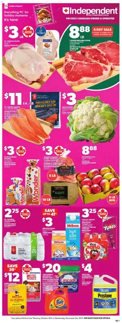 Preview of Independent Grocer weekly flyer / circulaire from shop Independent Grocer valid from 30.10.2025 | Page: 3