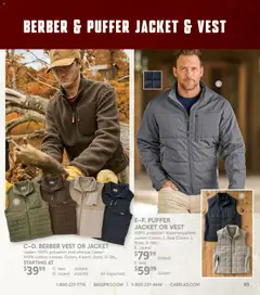 Preview of Cabela's weekly ads valid from 20.11.2025 | Page: 89 | Products: Vest, Jacket