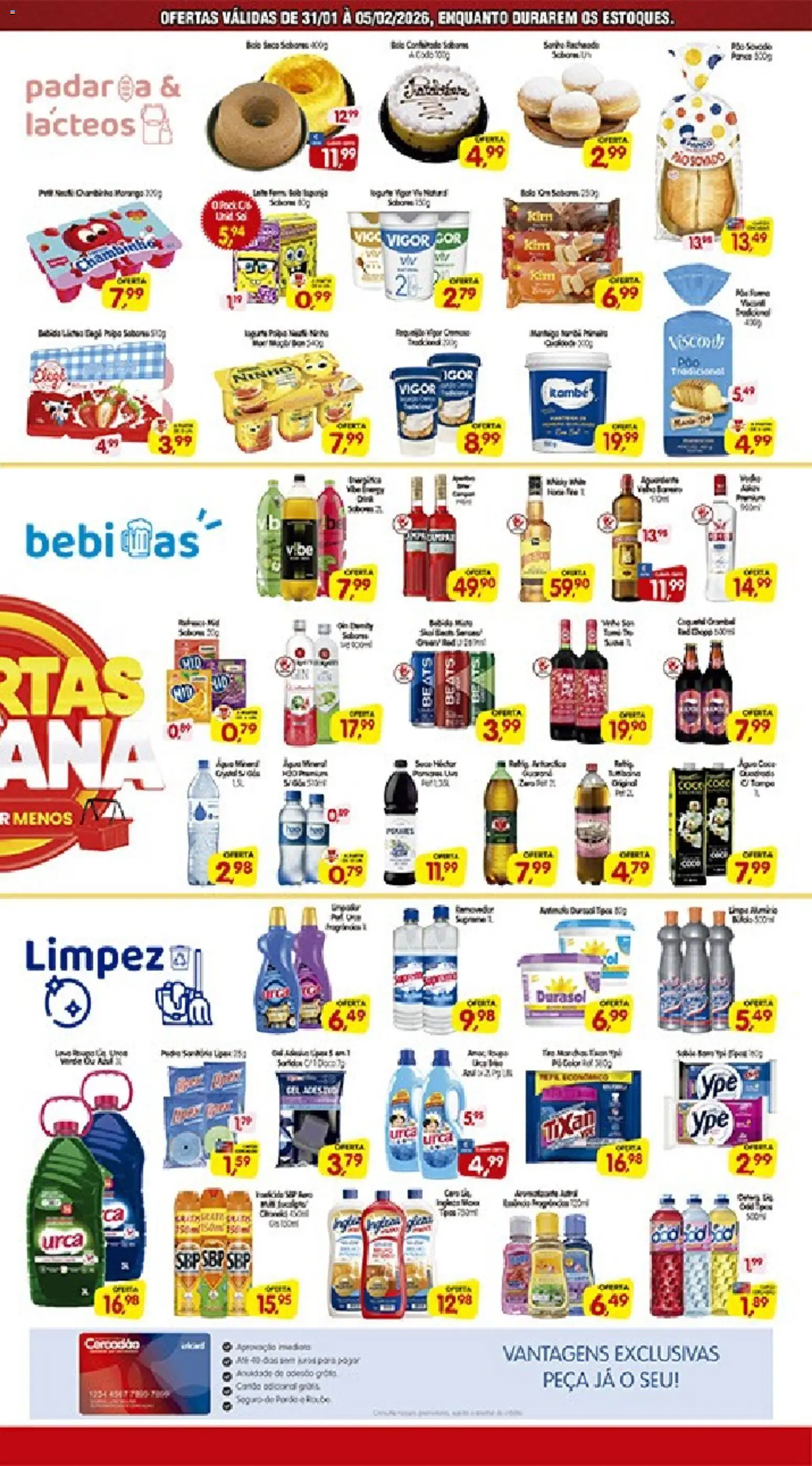 Cercadão Folheto - válido de 03.02.2026 | Página: 3 | Produtos: Asa de frango, Pernil, Carne, Frango