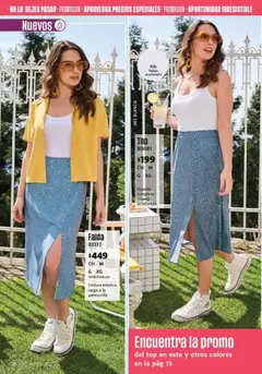 Vista previa de Ilusión catálogo Primavera, nuevo folleto de la tienda, válido en México a partir del 01.03.2026 | Página: 12 | Productos: Top, Falda