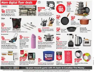 Canadian Tire flyer valid from 25.07.2025 | Page: 6 | Products: Tea, Game, Cooker, Battery