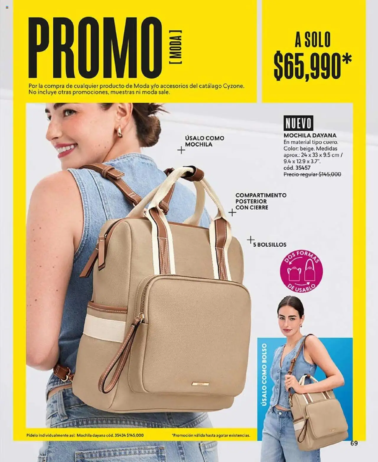 CyZone revista - valida desde el 05.05.2025 | Página: 77 | Productos: Bolso, Mochila