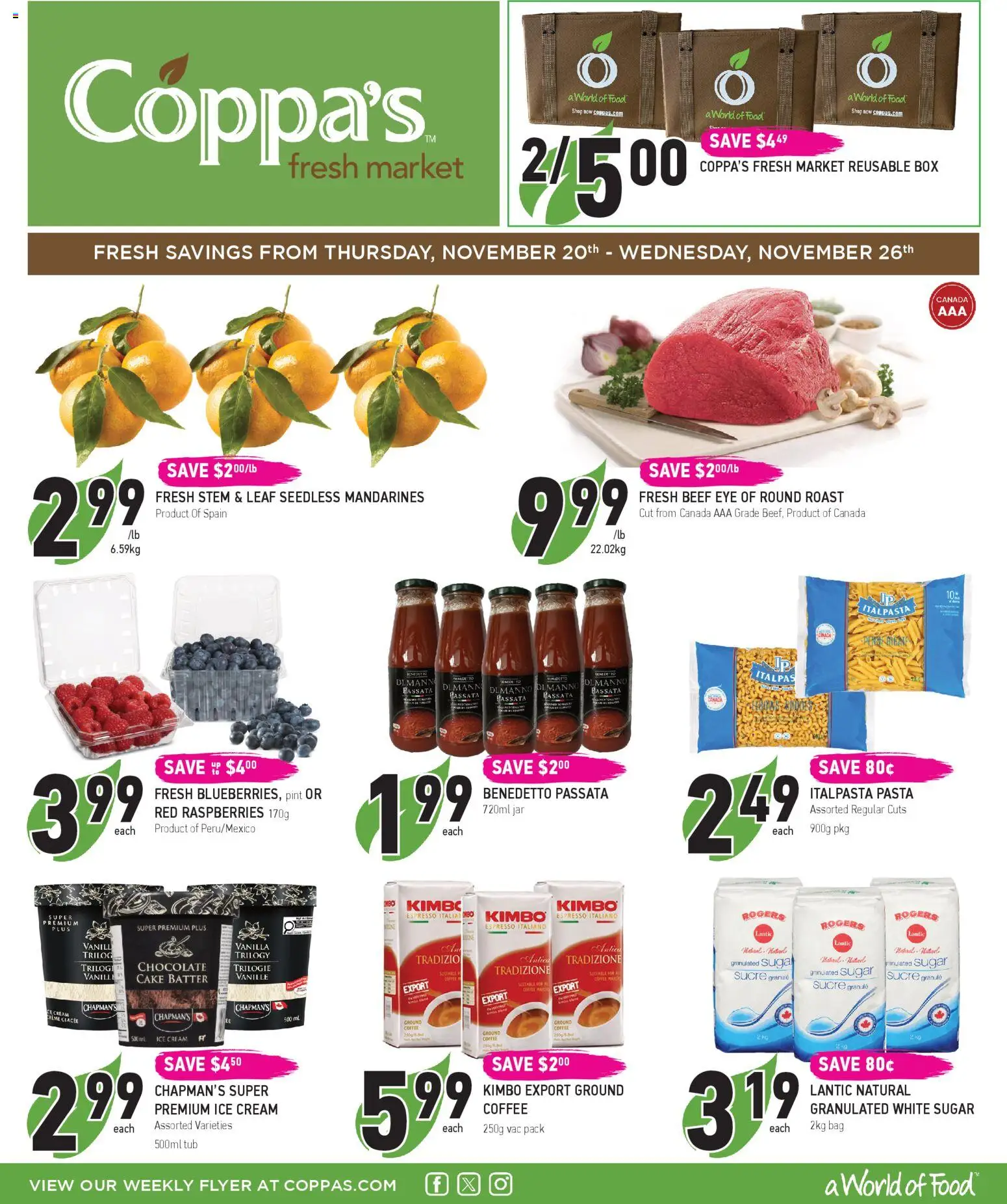 Coppas Fresh Market flyer valid from 20.11.2025 | Page: 1