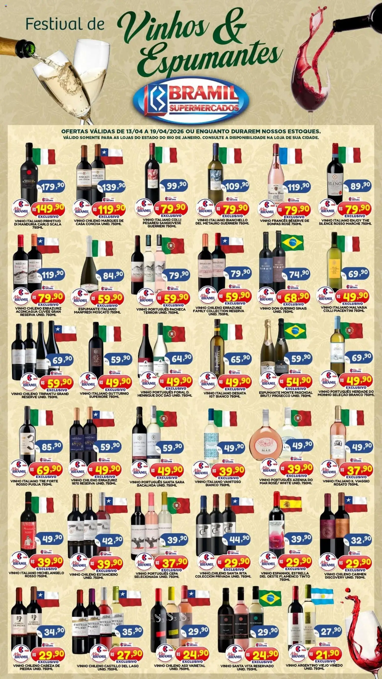 Bramil Supermercados Folheto - válido de 13.04.2026 | Página: 1