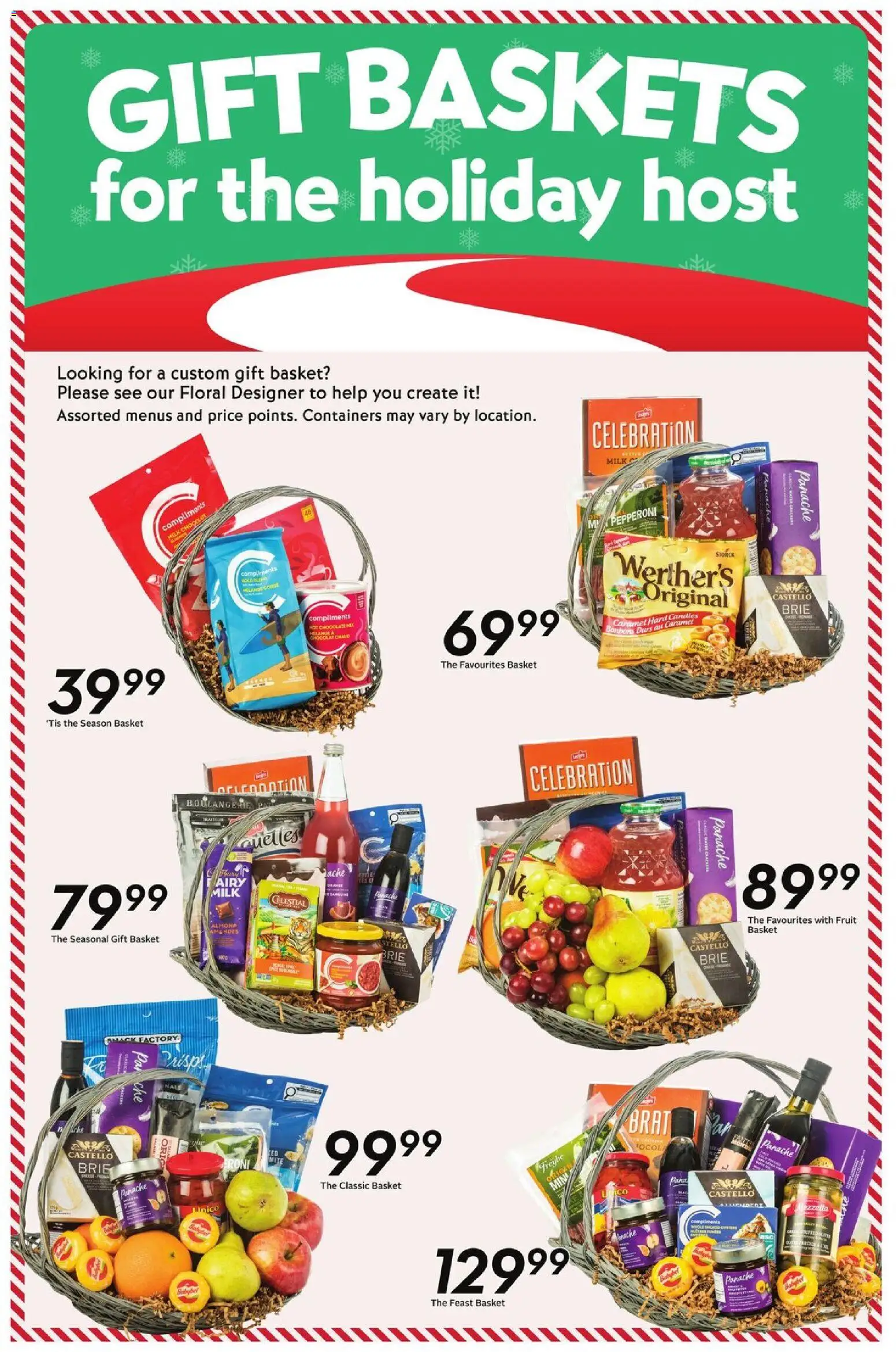 Safeway flyer valid from 27.11.2025 | Page: 17 | Products: Basket, Milk, Chocolate