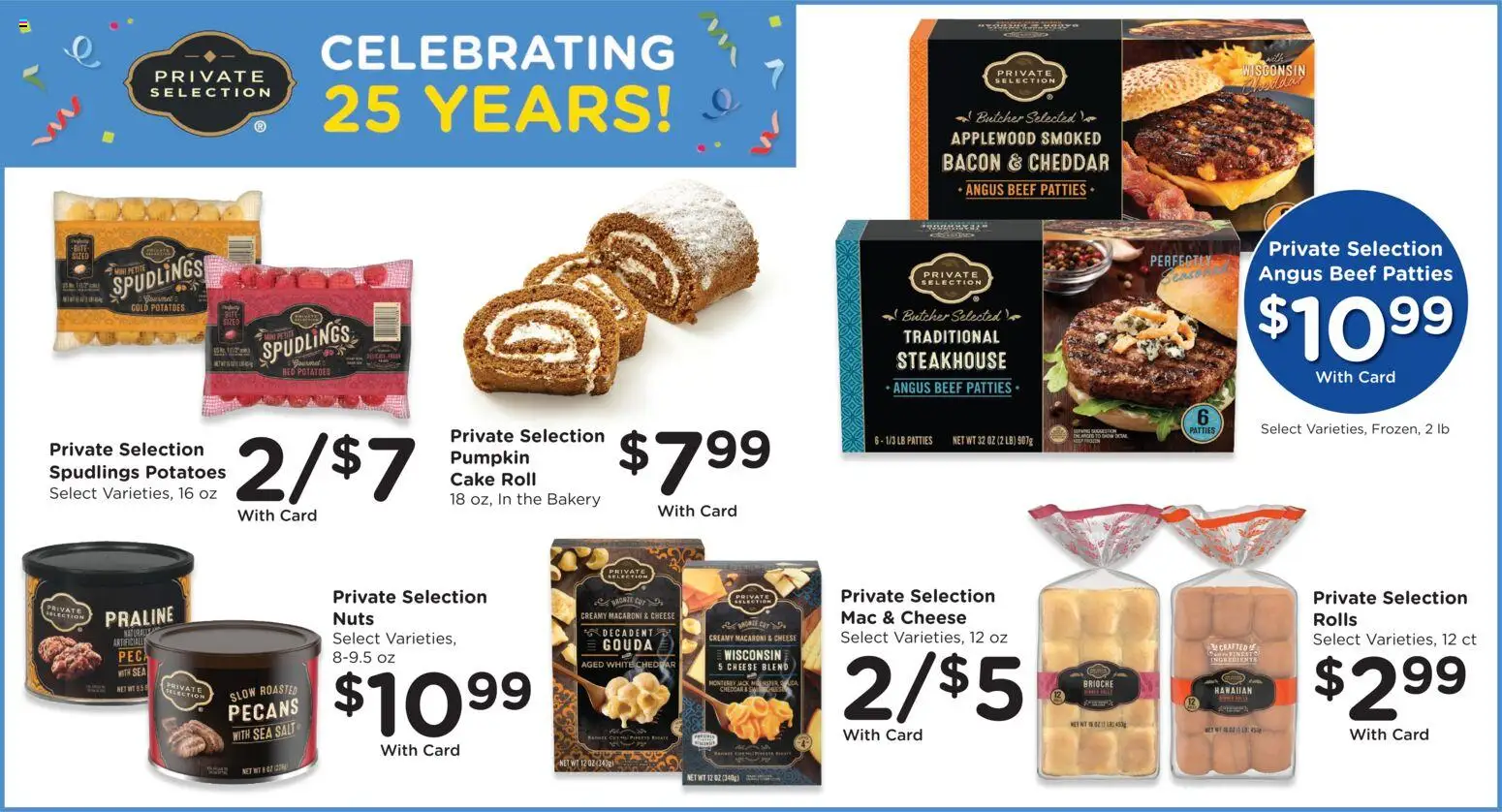 QFC Weekly Ad - OR - valid from 29.10.2025 | Page: 5 | Products: Bakery, Nuts, Salt, Pumpkin