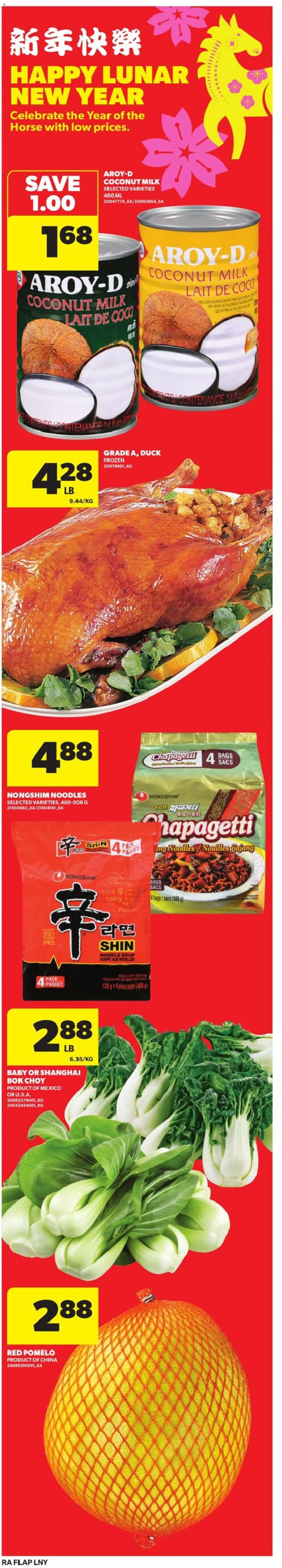Atlantic Superstore flyer valid from 08.01.2026 | Page: 7 | Products: Noodles, Milk