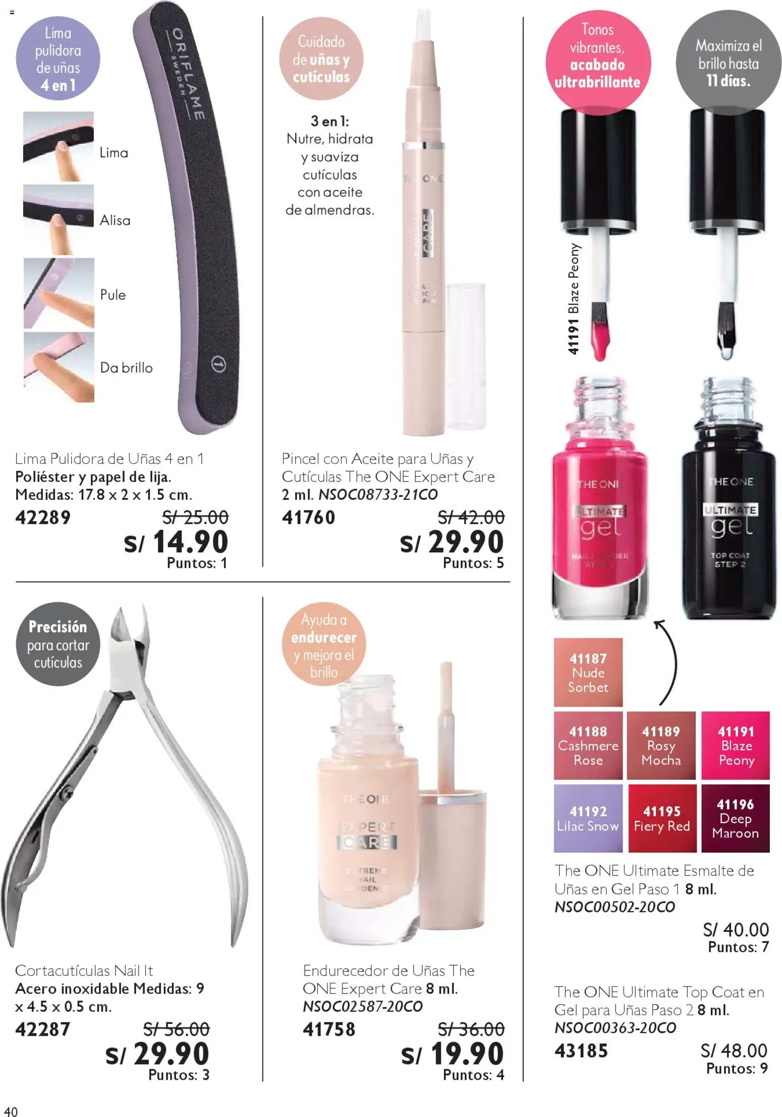 Catálogo Oriflame válido desde 25.10.2025 | Página: 40 | Productos: Pincel, Aceite