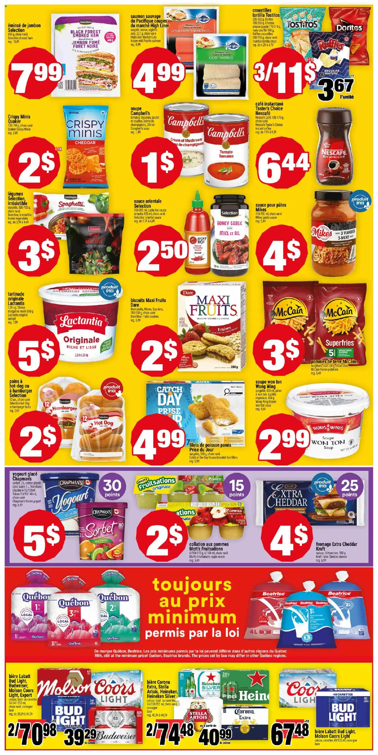 Super C flyer valid from 08.01.2026 | Page: 2 | Products: Cream, Potatoes, Cheese, Ham