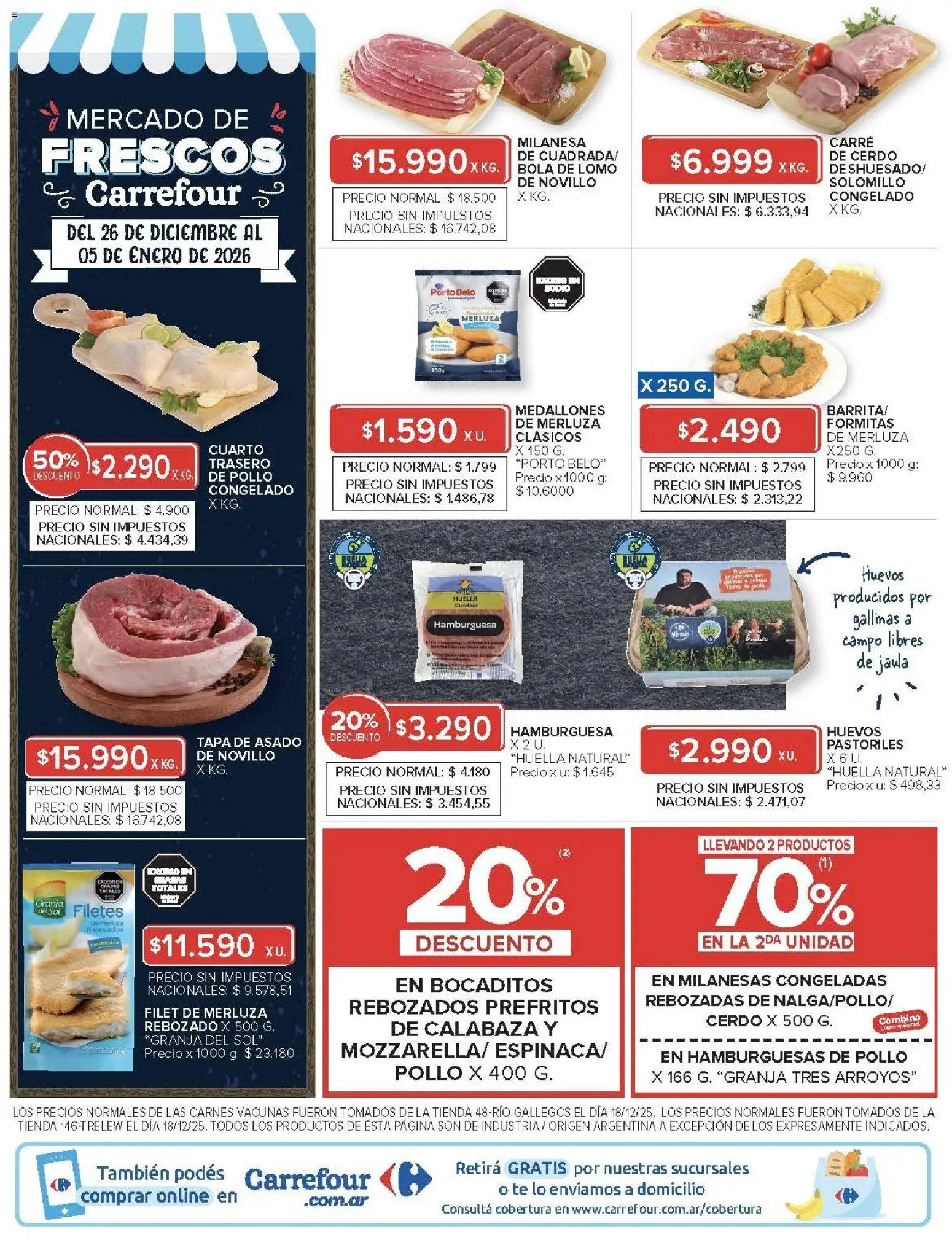 Carrefour Market catálogo │ válido desde el 26.12.2025 | Página: 15 | Productos: Pollo, Huevos, Cerdo, Té