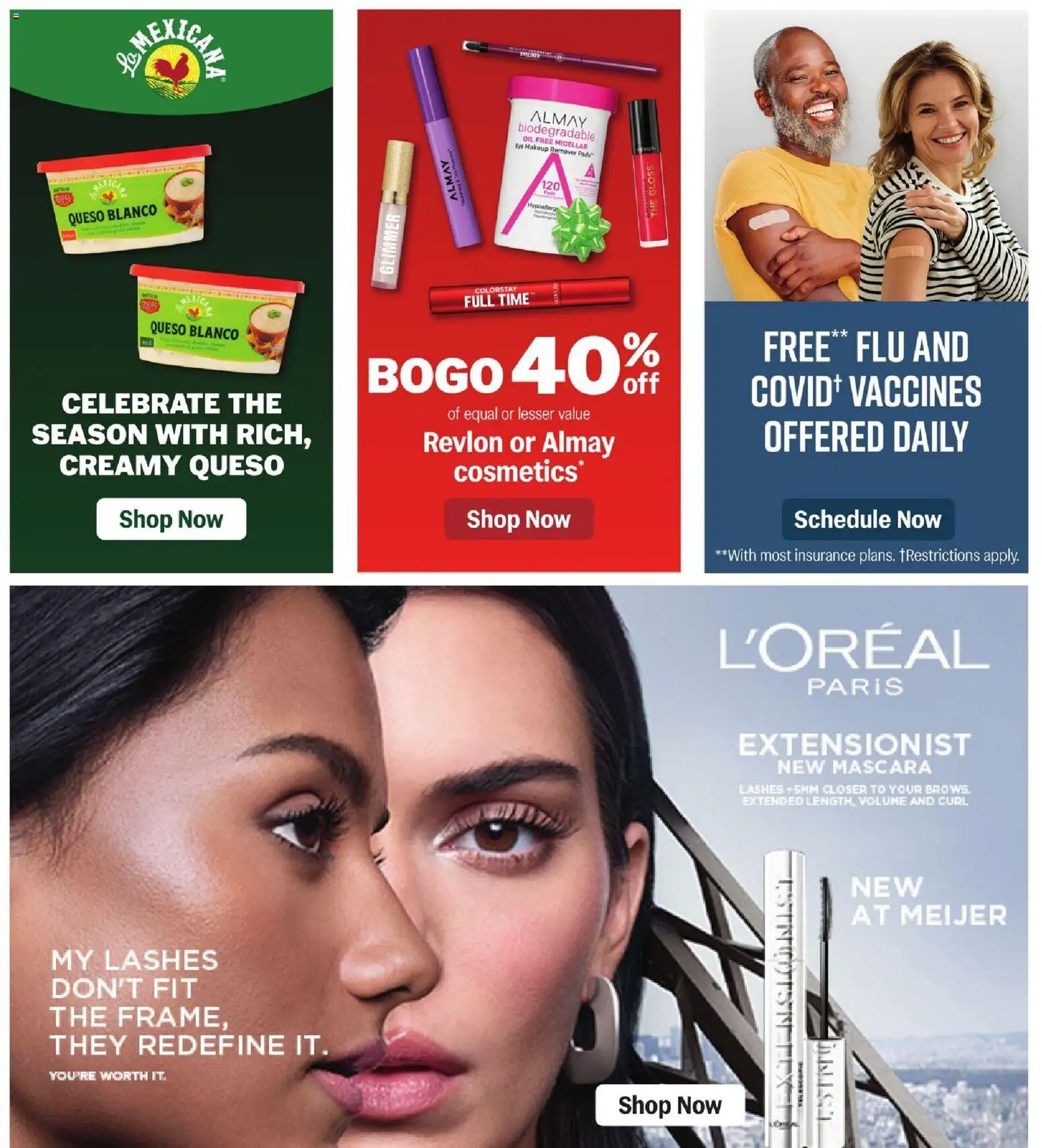 Meijer Weekly Ad - MI - valid from 03.12.2025 | Page: 39 | Products: Mascara, Makeup Remover, Eyeliner, Pads