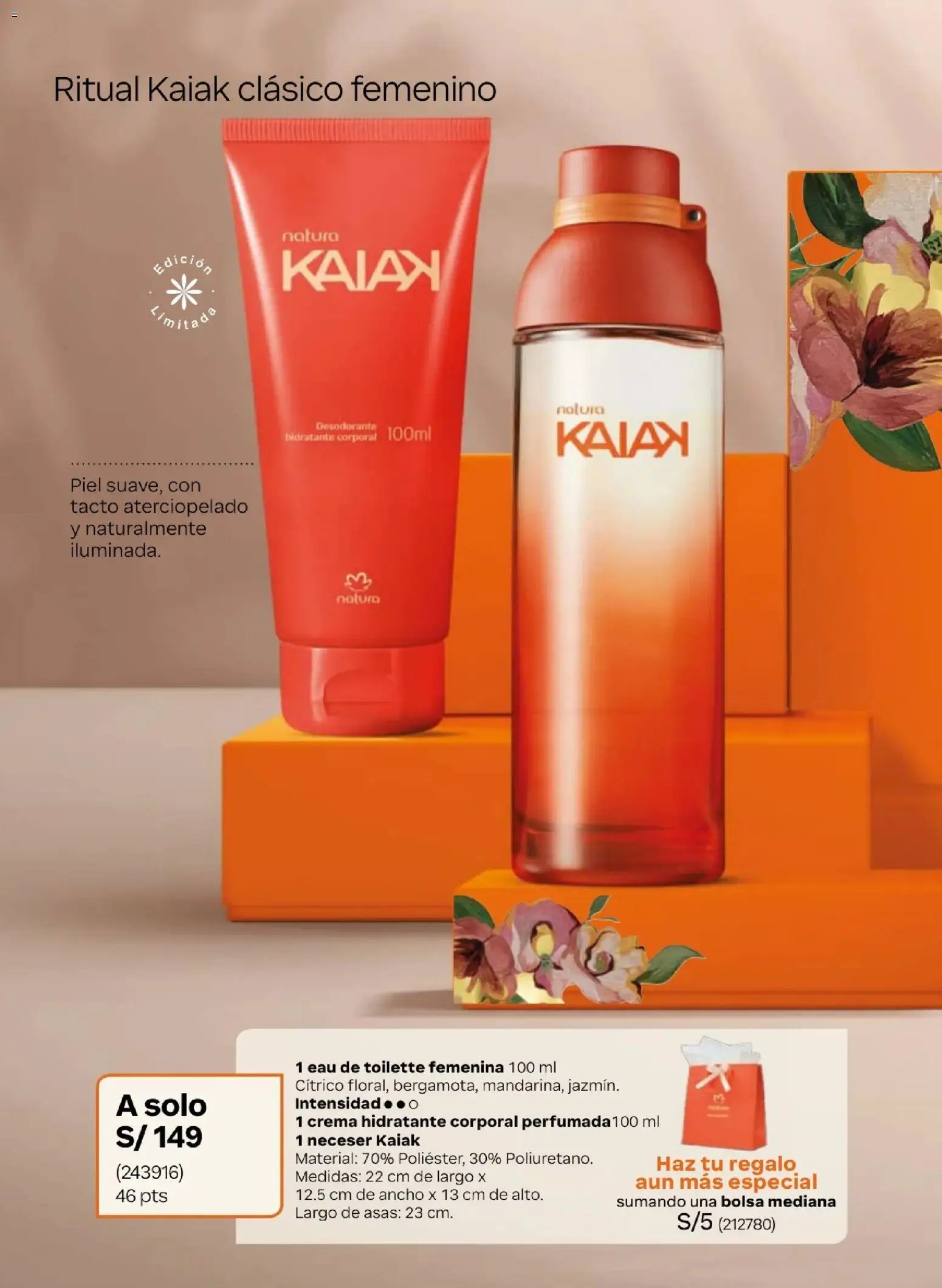 Catálogo Natura válido desde 10.03.2026 | Página: 23 | Productos: Desodorante, Crema, Bolsa, EAU de Toilette