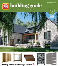 Preview of Home Hardware flyer - Building Guide from shop Home Hardware valid from 09.04.2026