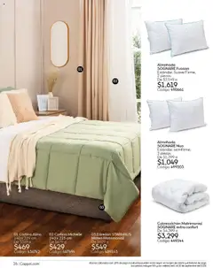 Nuevas ofertas de Coppel válidas en toda la República Mexicana desde el 01.09.2025. ¡Encuentra las mejores ofertas en Coppel - Catálogo Hogar! | Página: 26 | Productos: Almohada