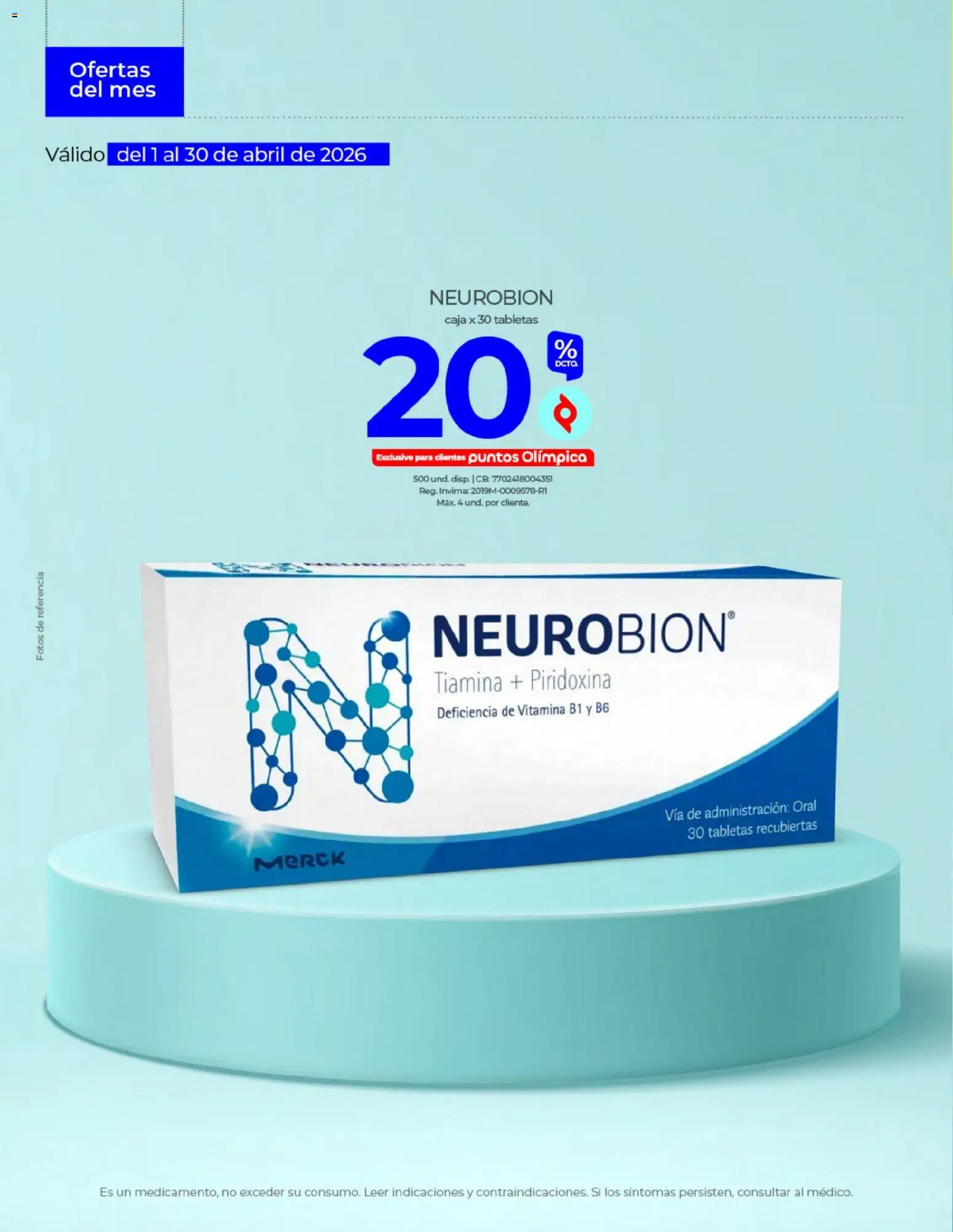 Olímpica revista - valida desde el 01.04.2026 | Página: 10 | Productos: Caja